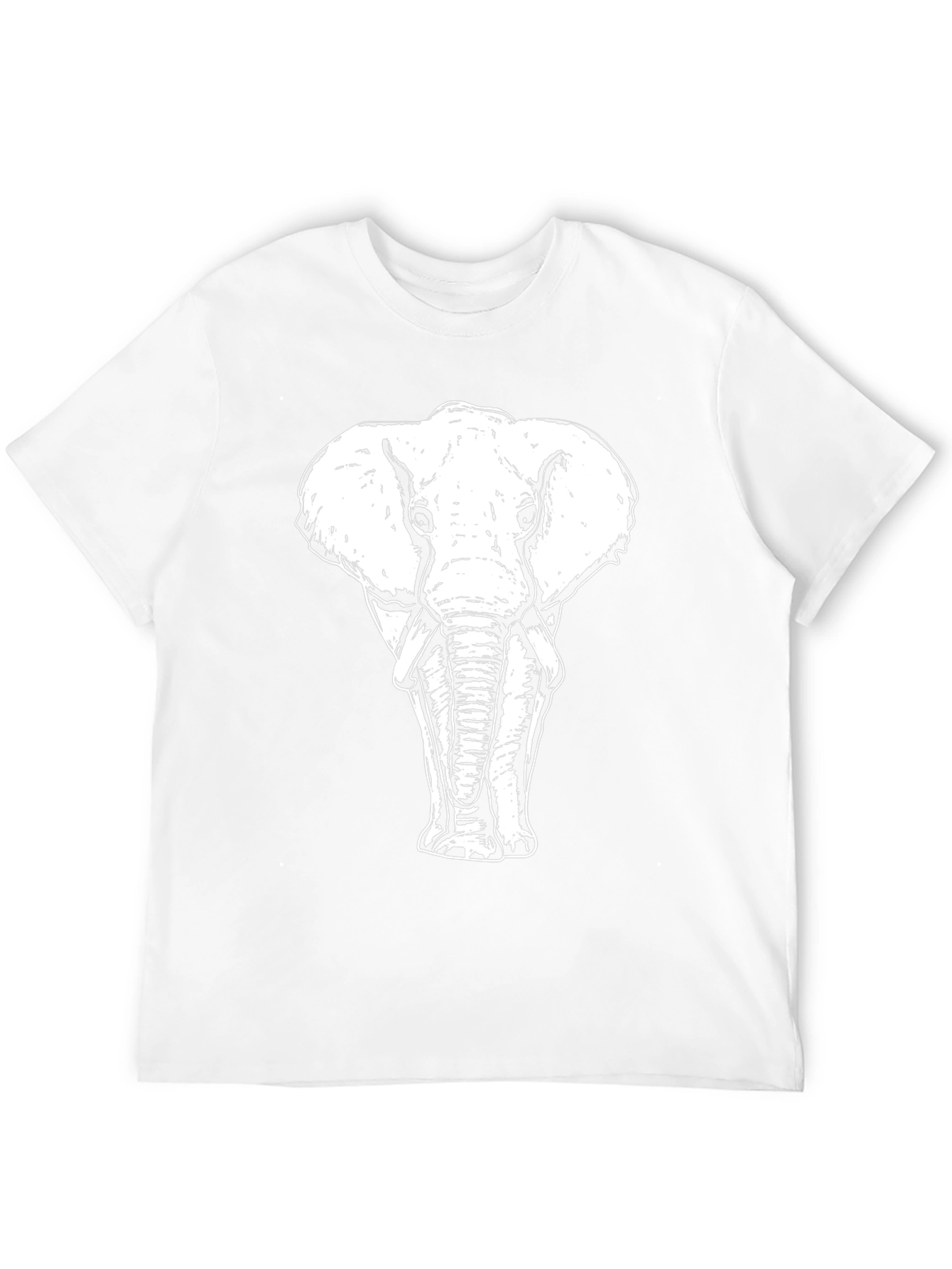 Elephant Graphic Tee - Cool Animal Print Shirt
