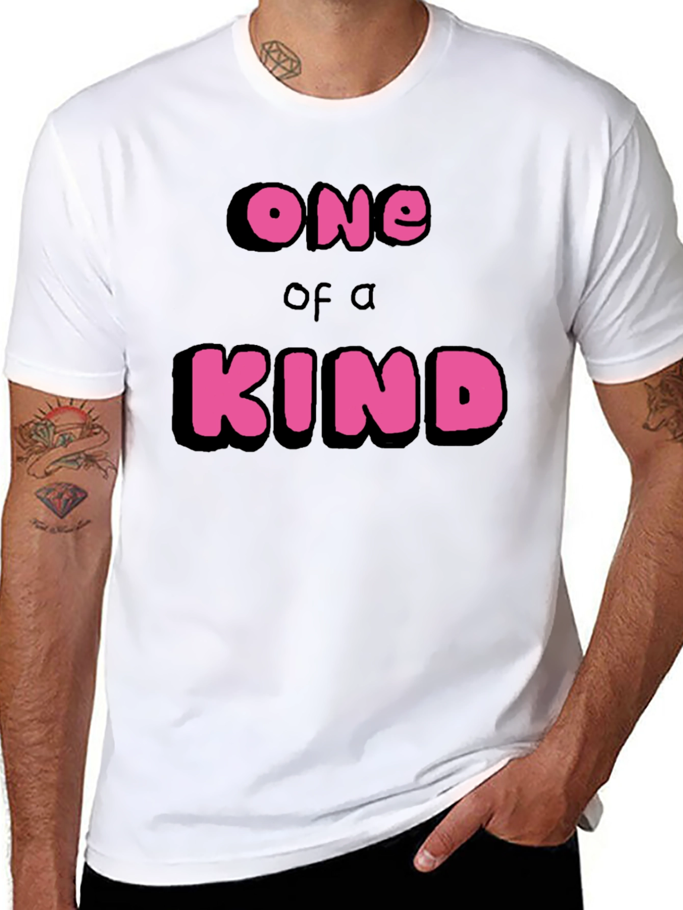 One of a Kind Black Graphic Tee