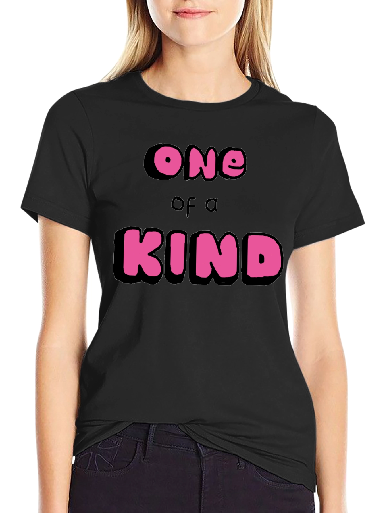 One of a Kind Black Graphic Tee