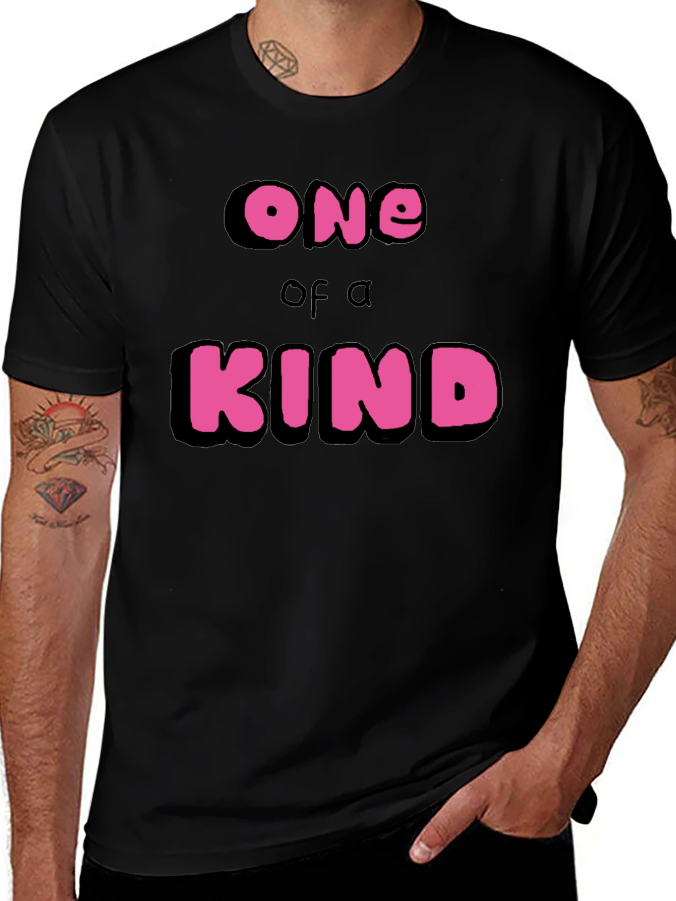 One of a Kind Black Graphic Tee
