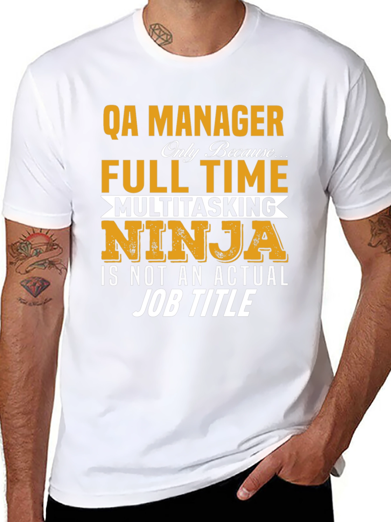 QA Manager Multitasking Ninja T-Shirt