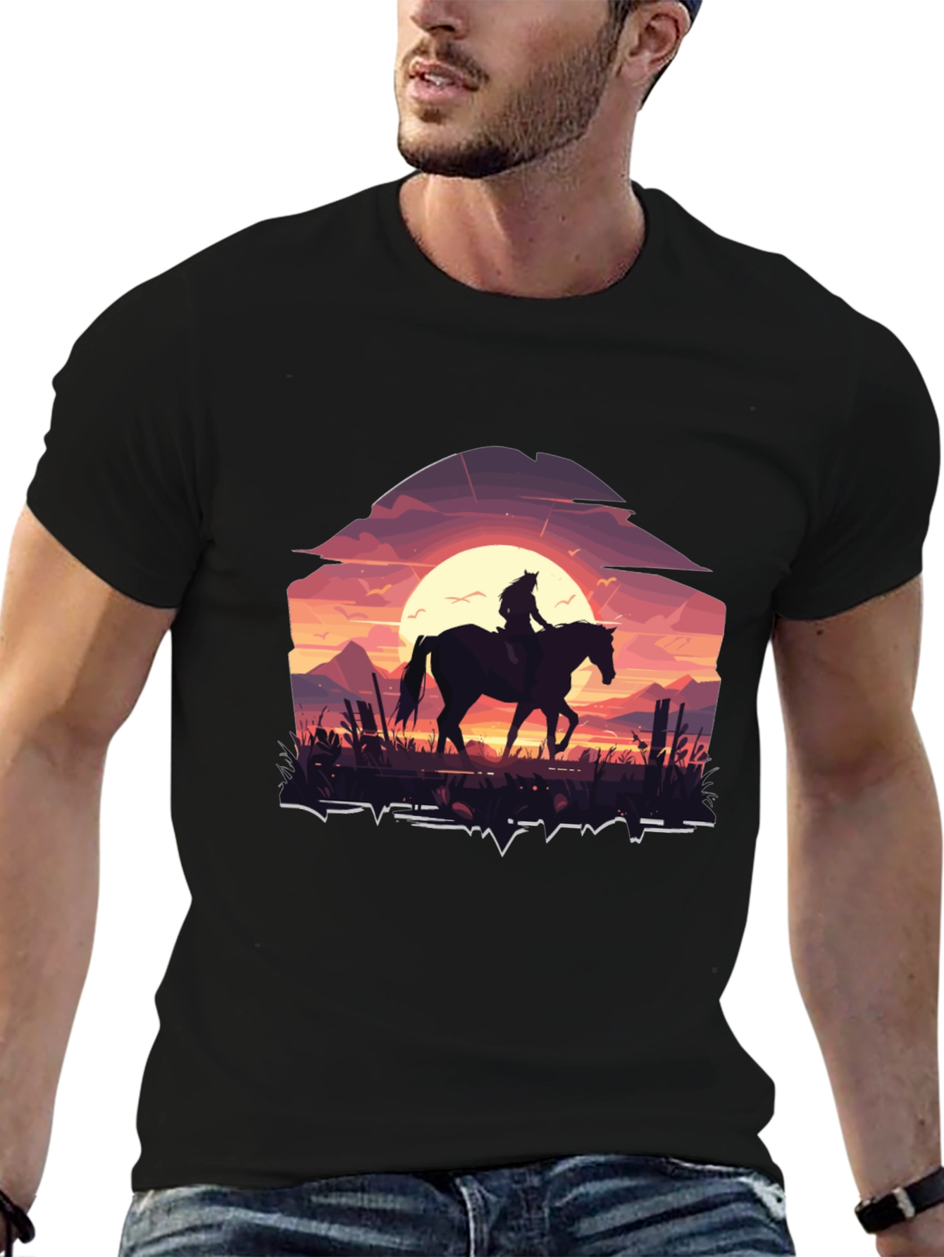 Sunset Rider Graphic Tee