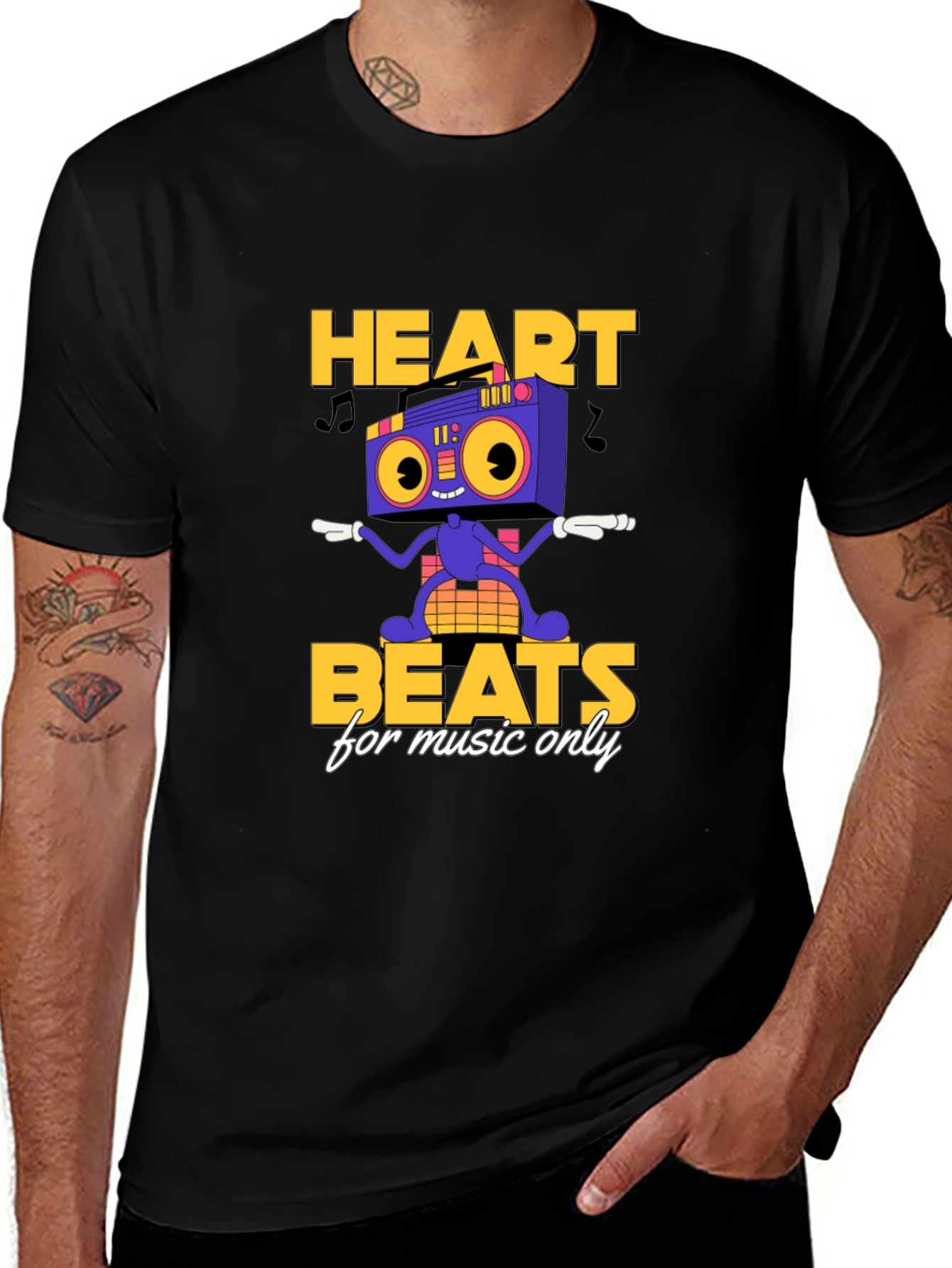 Heart Beats Music T-Shirt