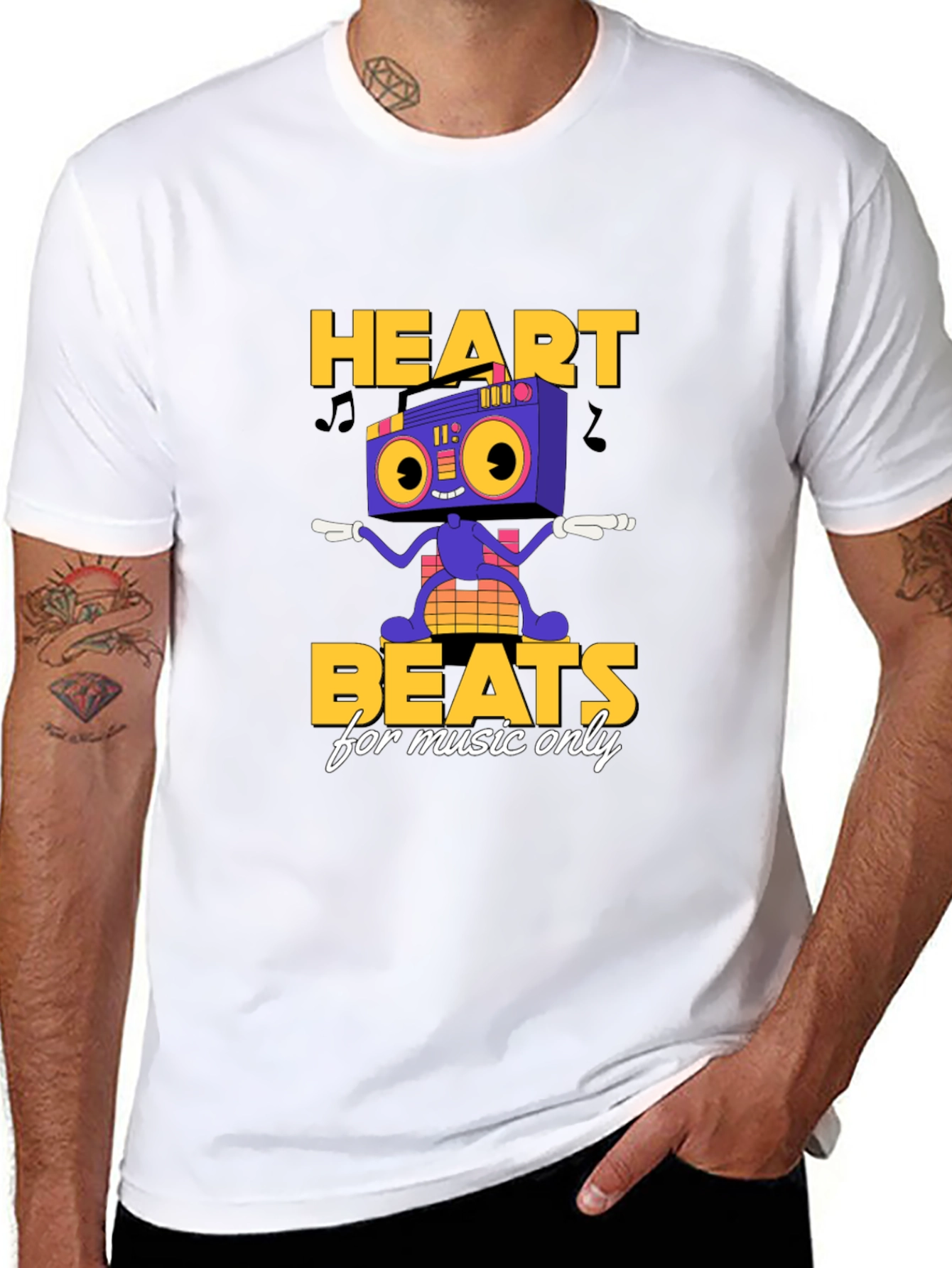 Heart Beats Music T-Shirt