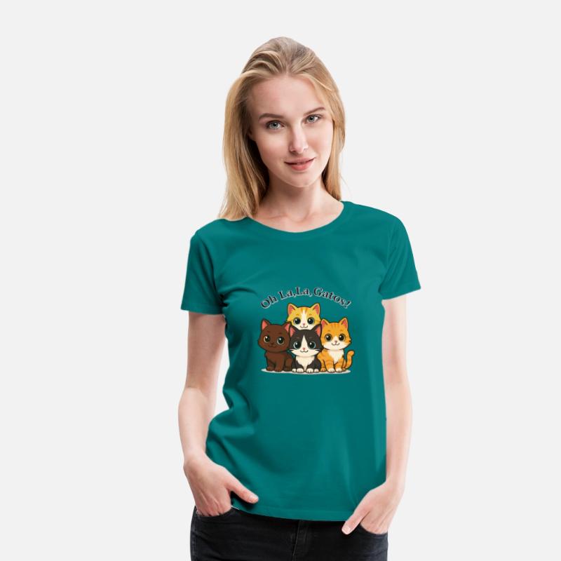 Oh La La, Gatos! Funny Cute Cat Lover Design