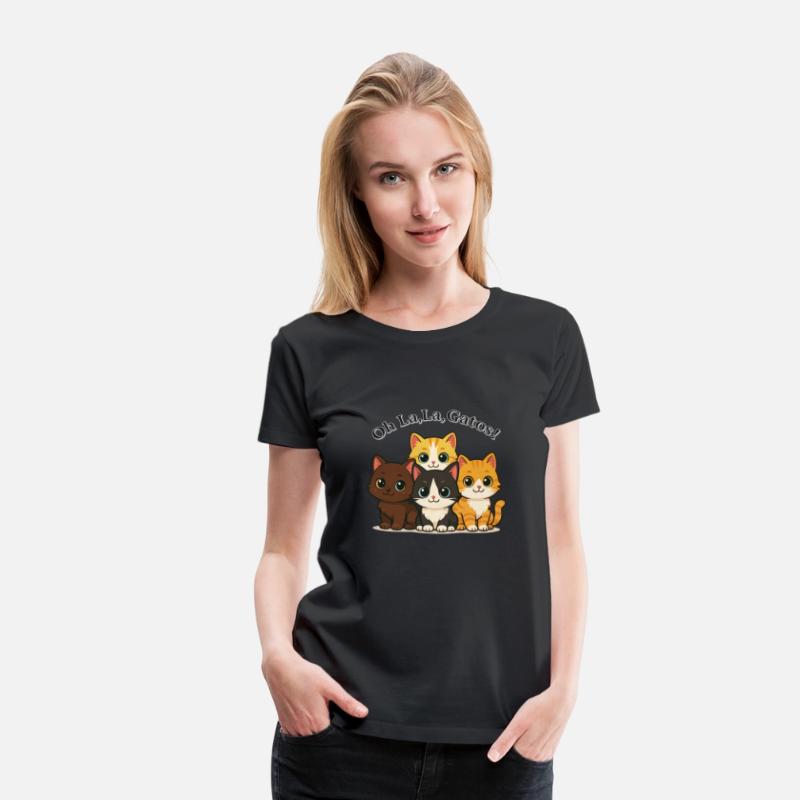 Oh La La, Gatos! Funny Cute Cat Lover Design