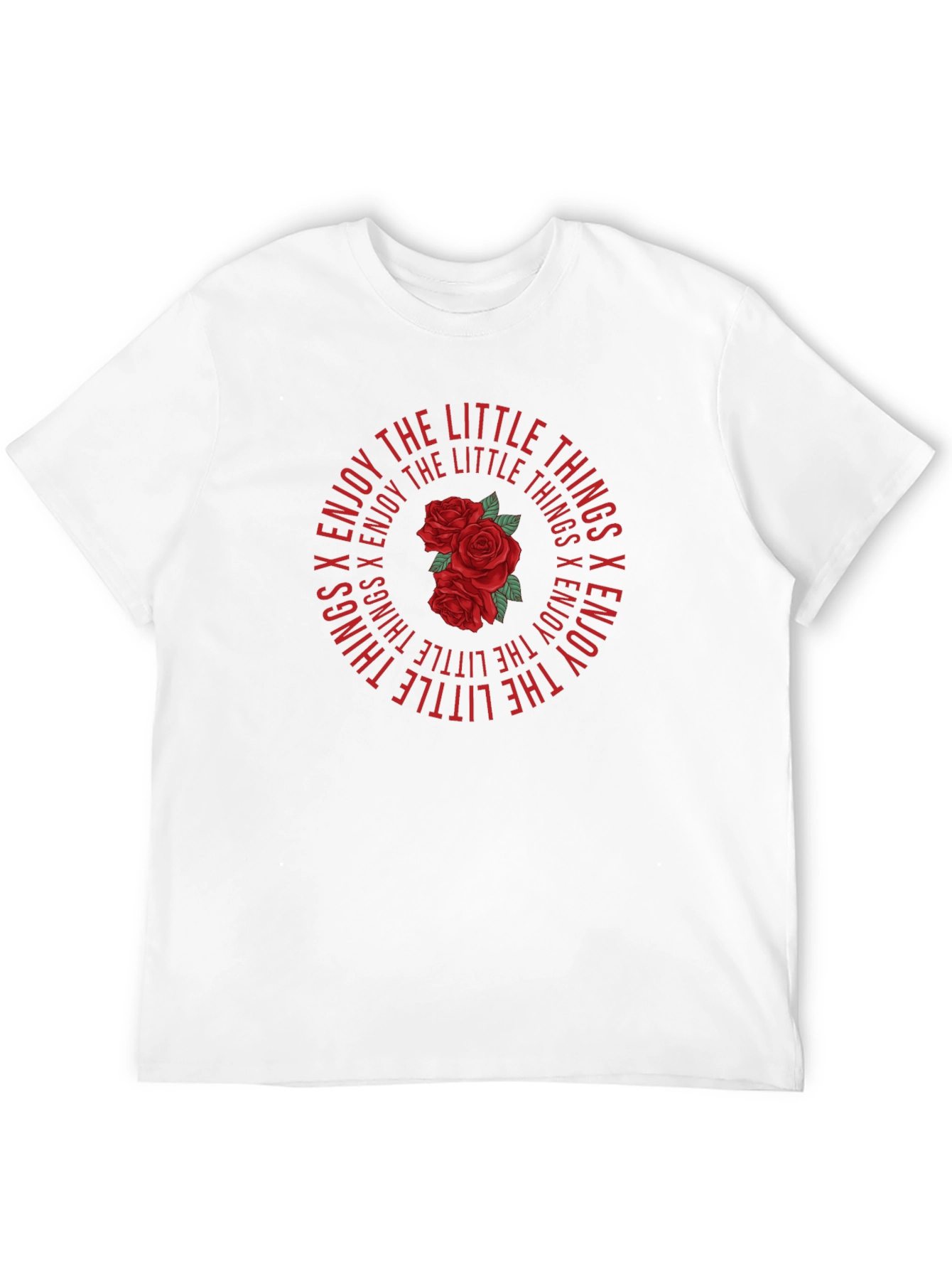 Enjoy the Little Things Rose Graphic Tee