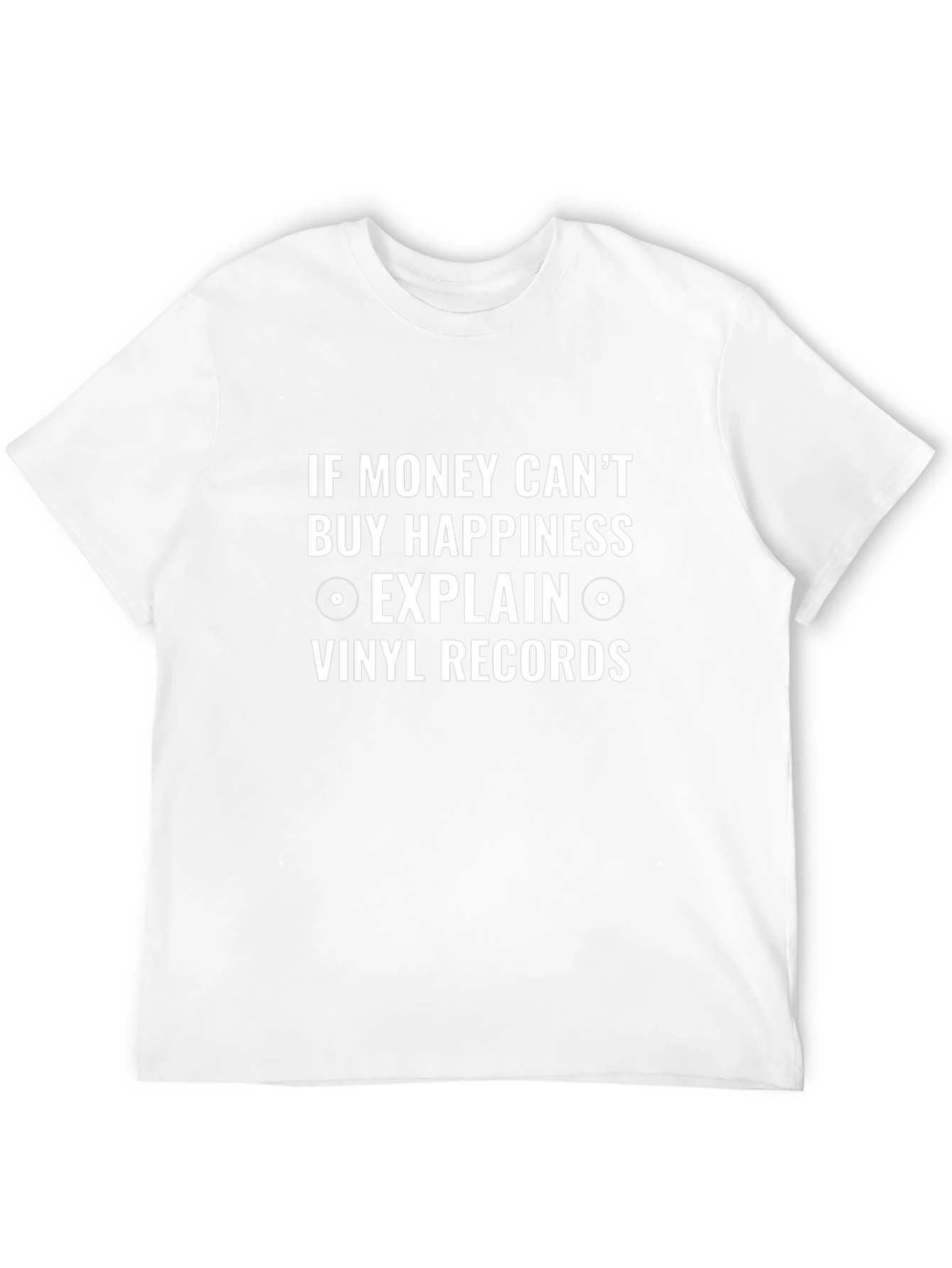 Vinyl Records Happiness Tee