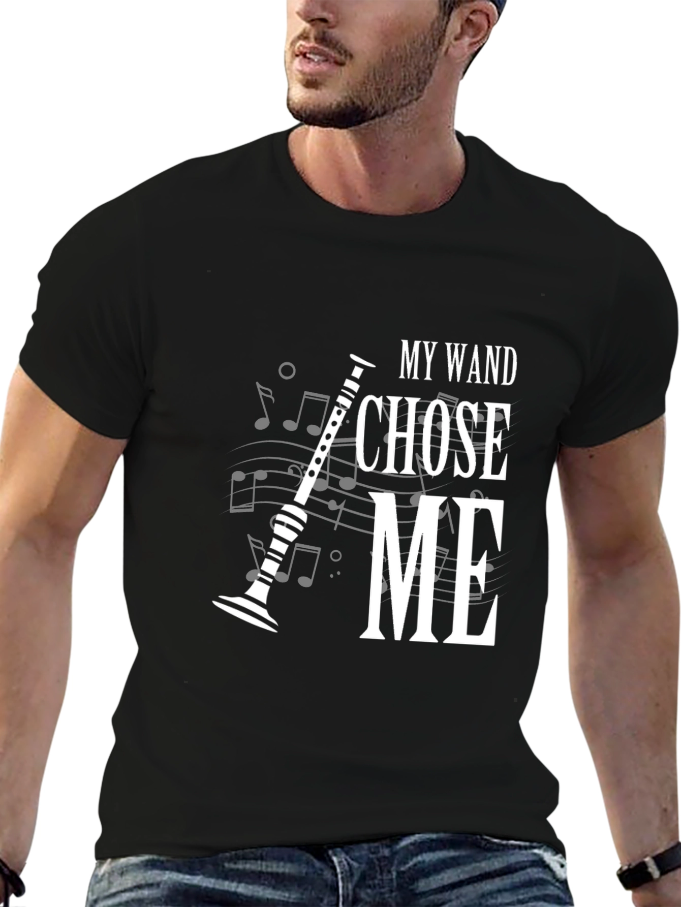 My Wand Chose Me T-Shirt - Music Lover Tee