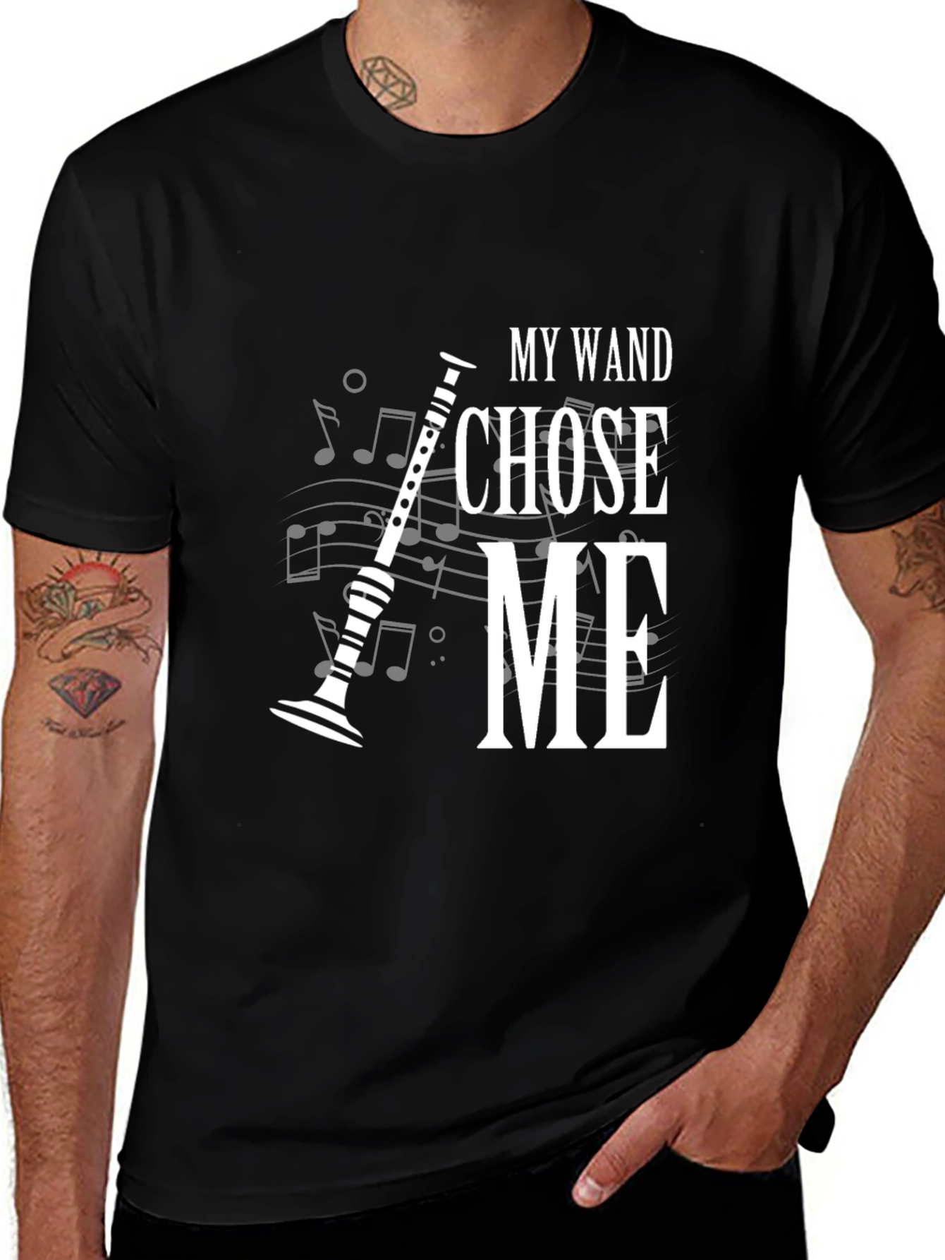 My Wand Chose Me T-Shirt - Music Lover Tee