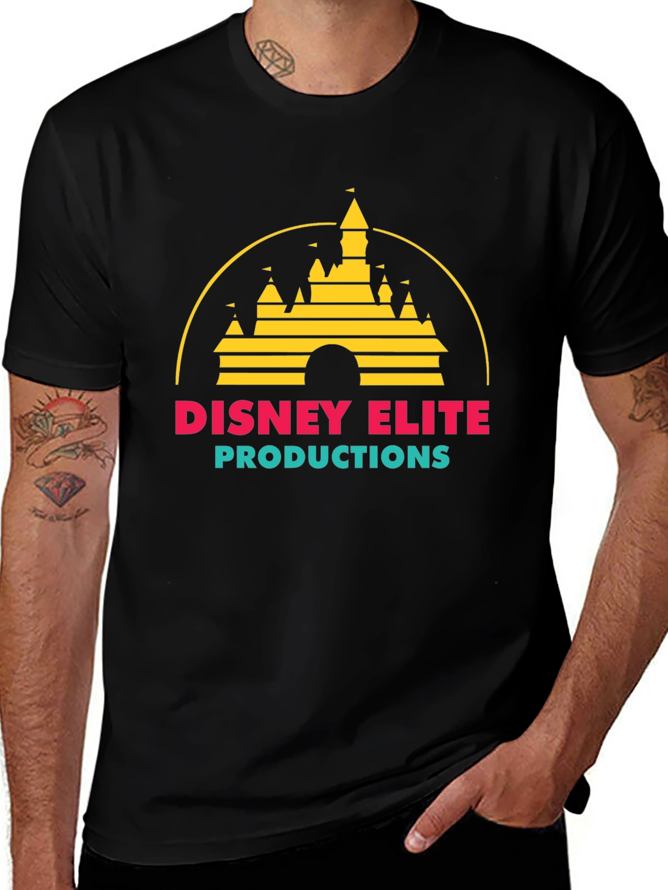 Disney Elite Productions Black T-Shirt