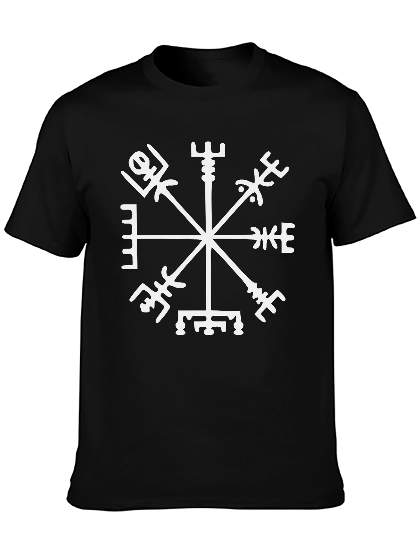 Vegvisir Compass Viking Black T-Shirt