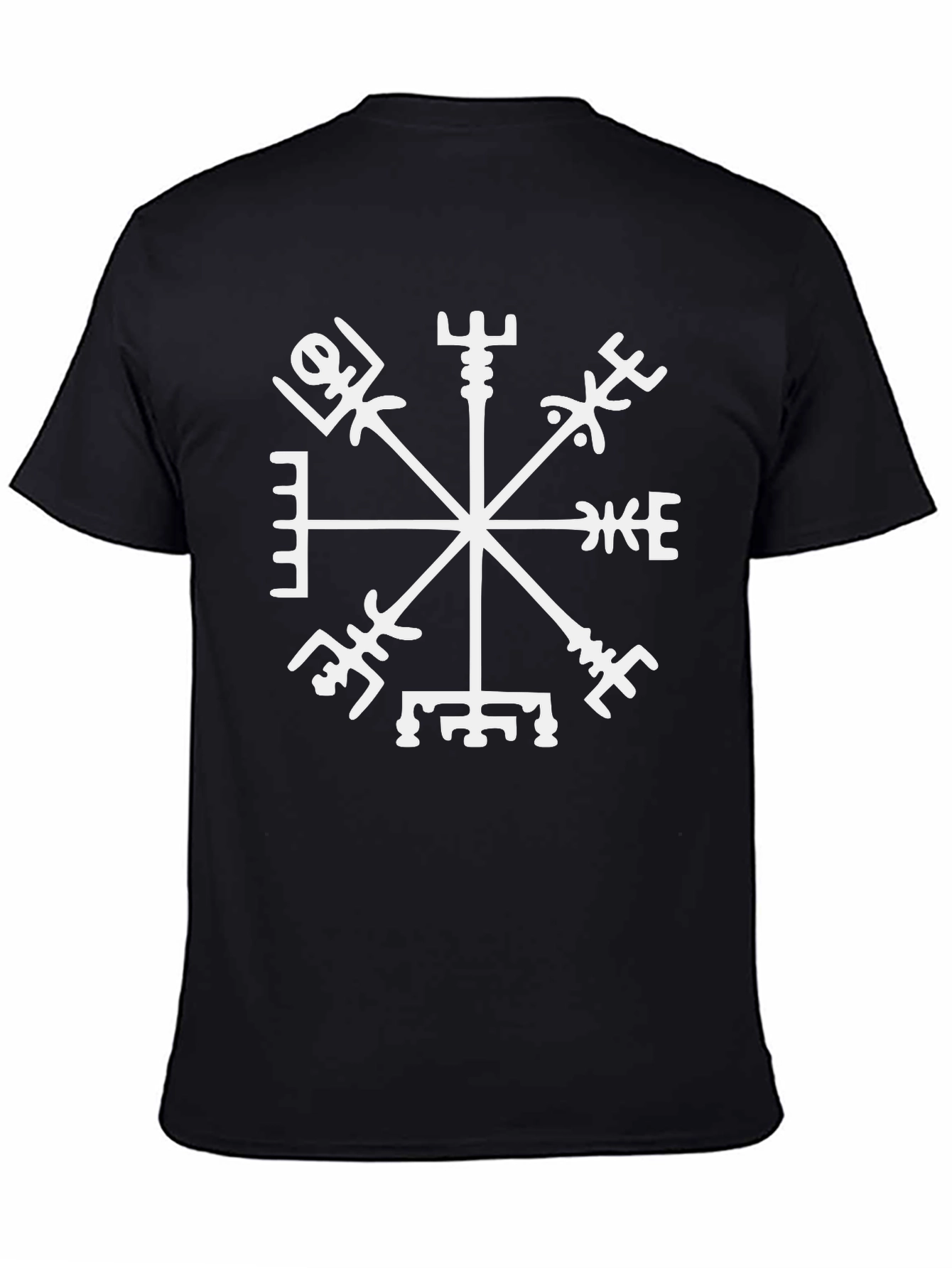 Vegvisir Compass Viking Black T-Shirt