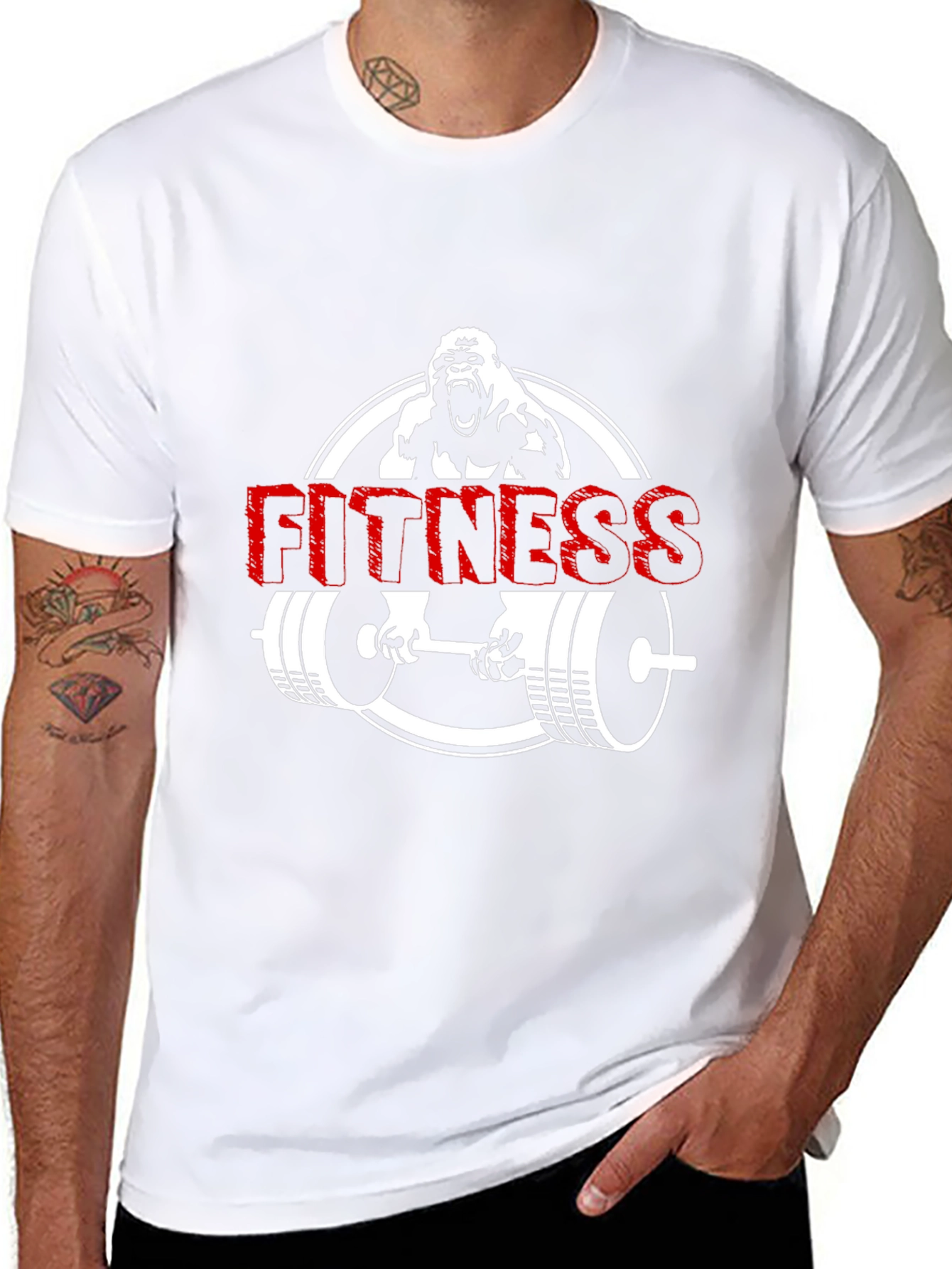 Fitness Gorilla Graphic Tee