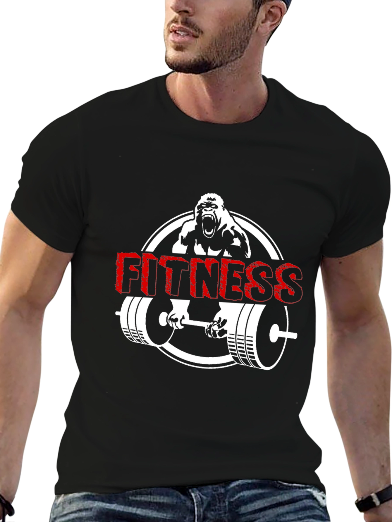 Fitness Gorilla Graphic Tee