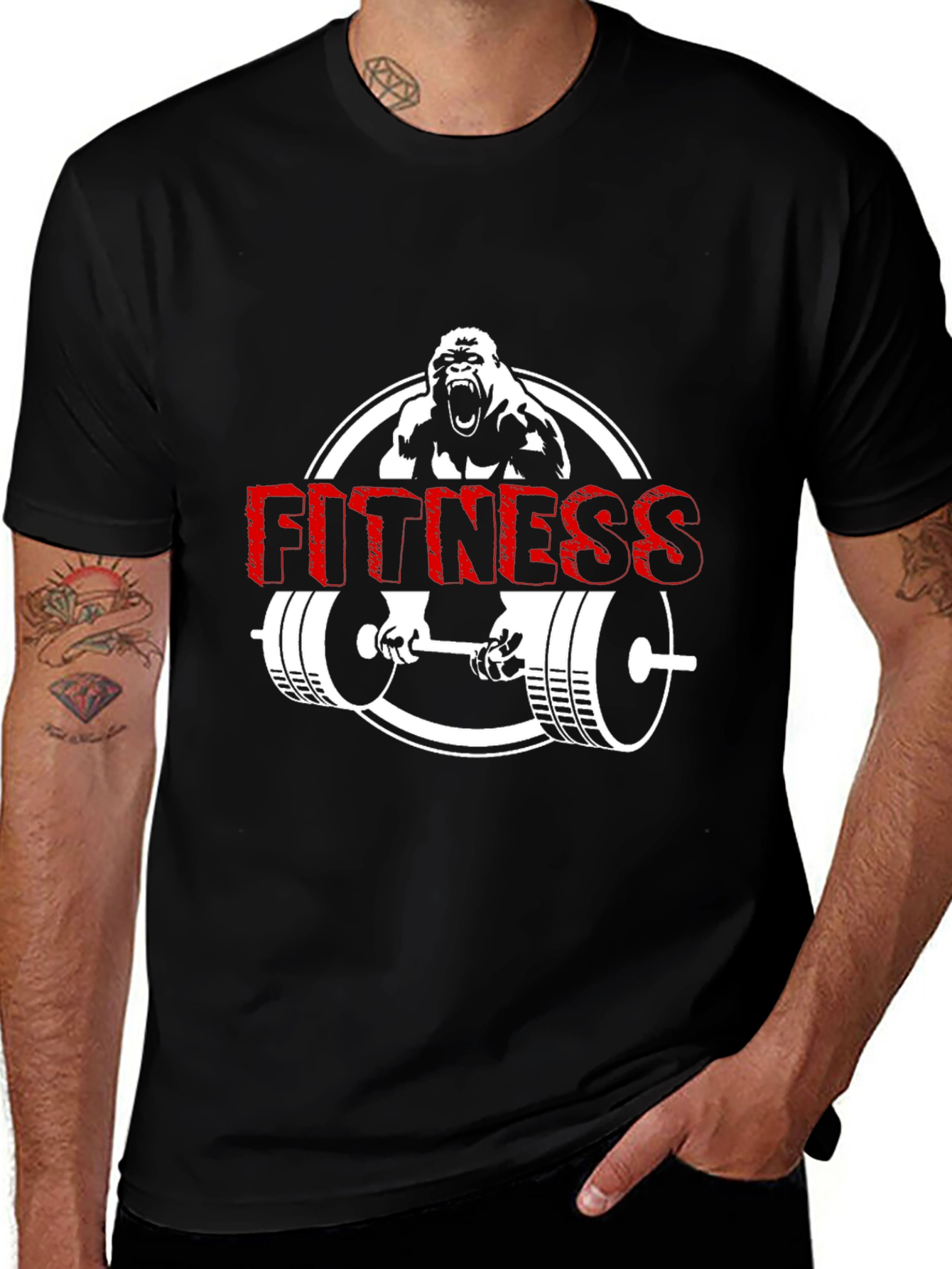 Fitness Gorilla Graphic Tee