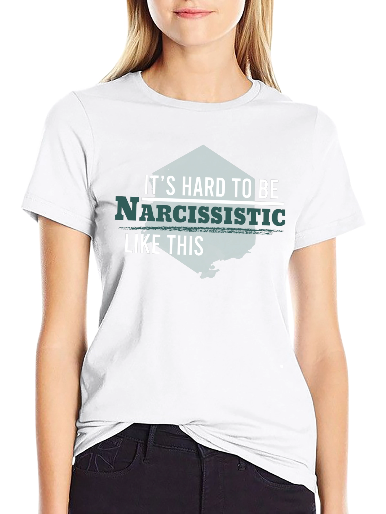 Narcissistic Funny T-Shirt - Black