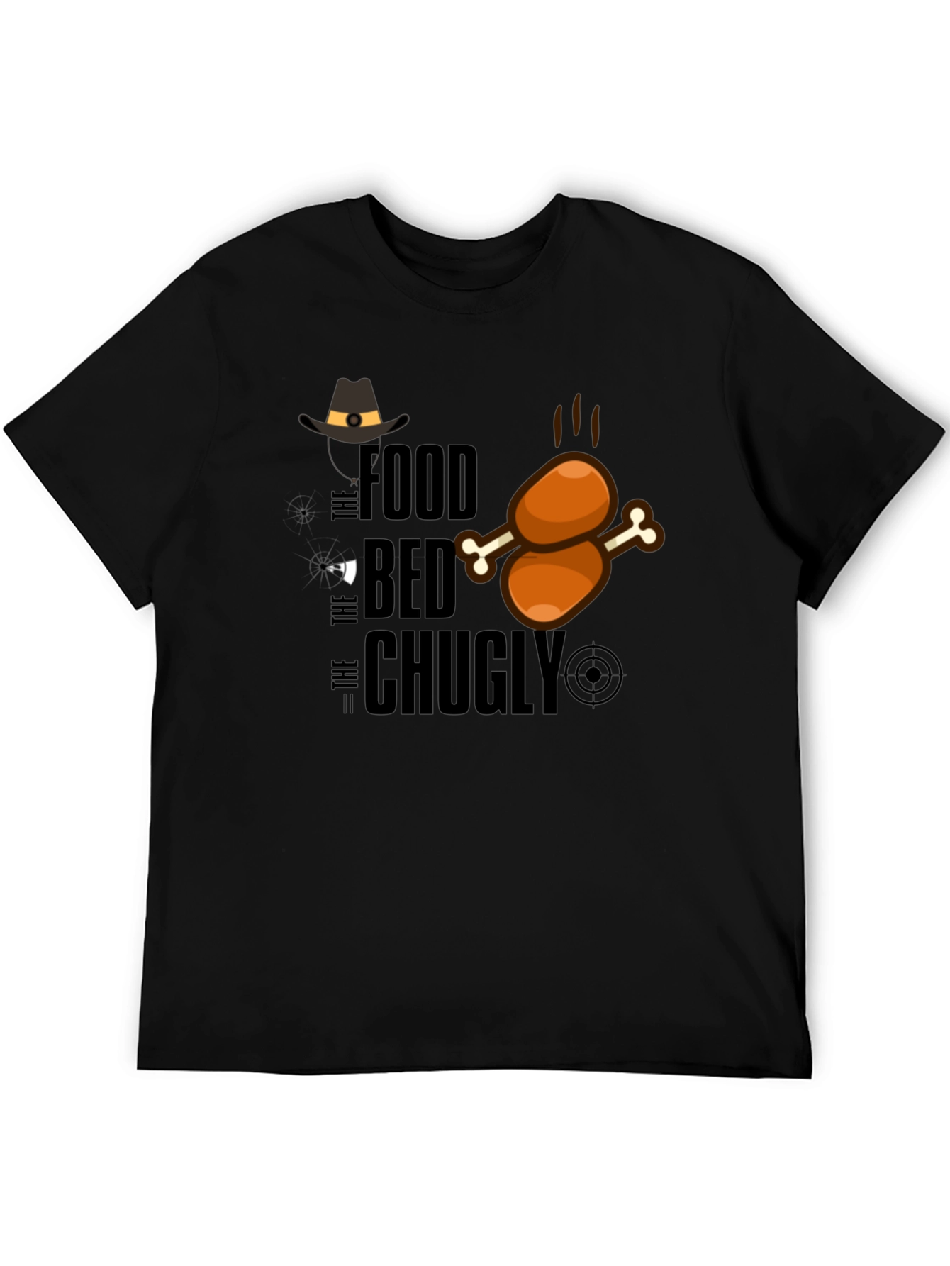 Food Bed Chugly Thanksgiving Turkey Graphic T-Shirt