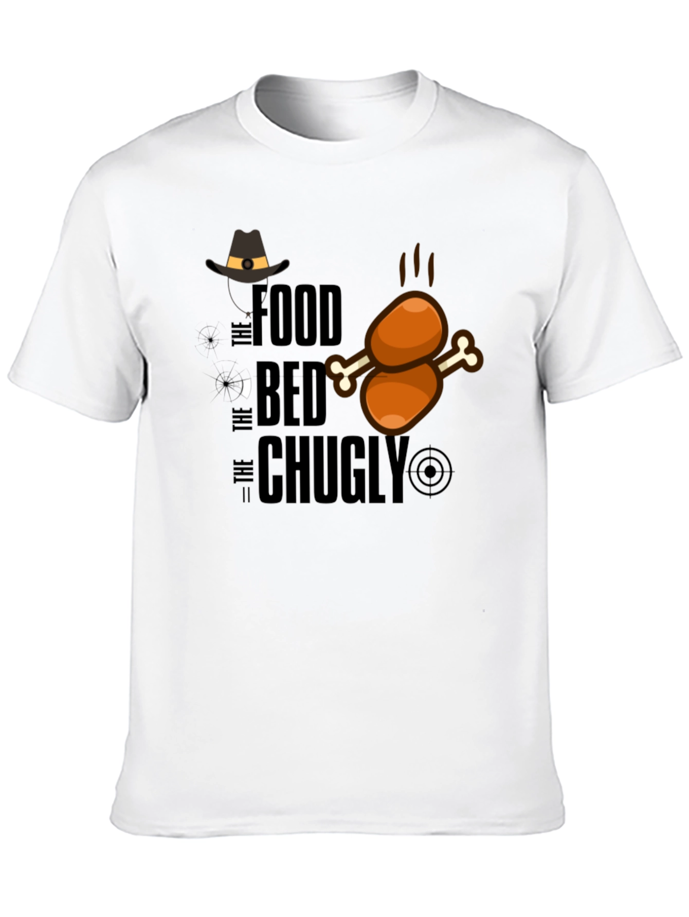 Food Bed Chugly Thanksgiving Turkey Graphic T-Shirt