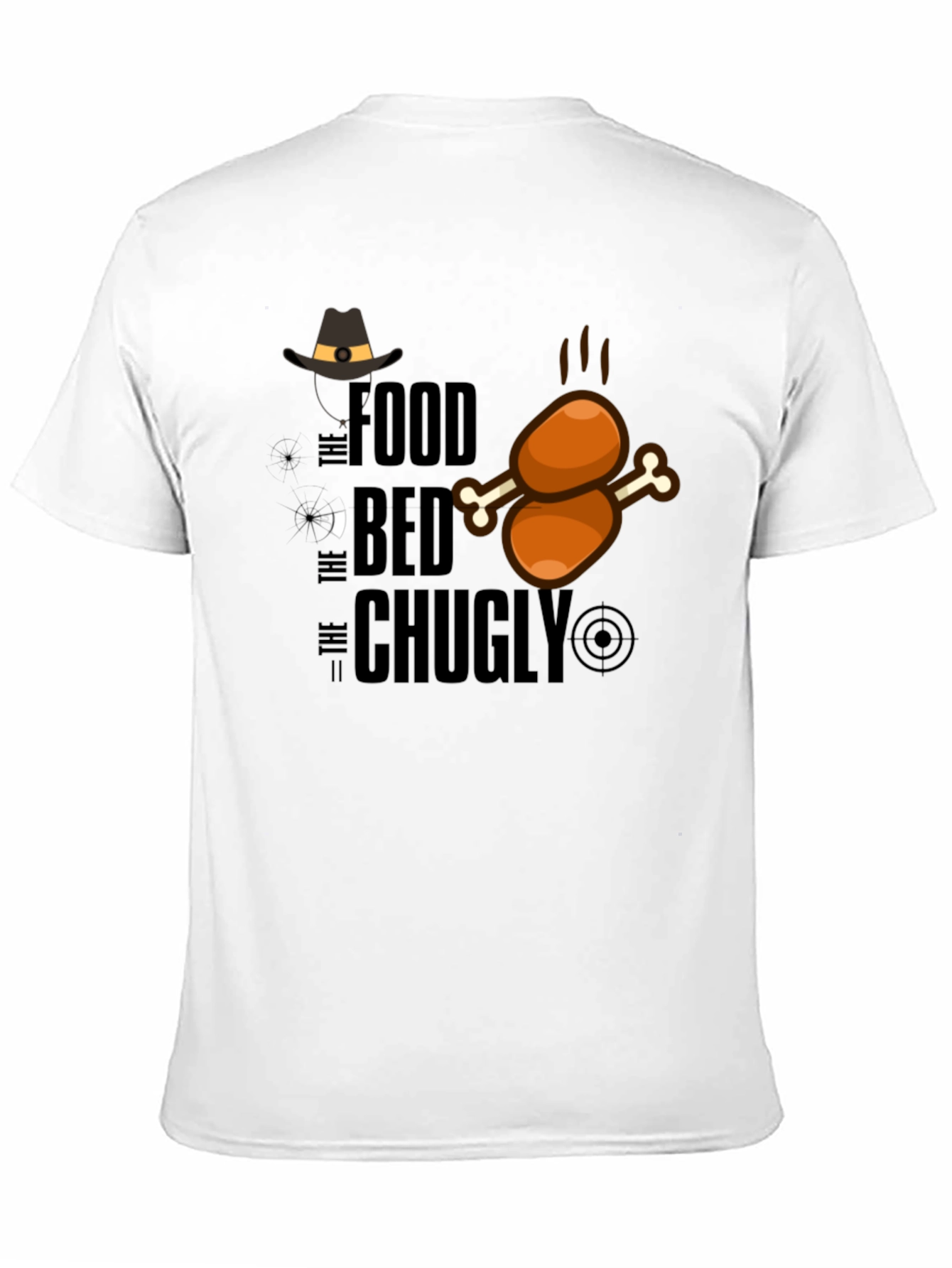 Food Bed Chugly Thanksgiving Turkey Graphic T-Shirt
