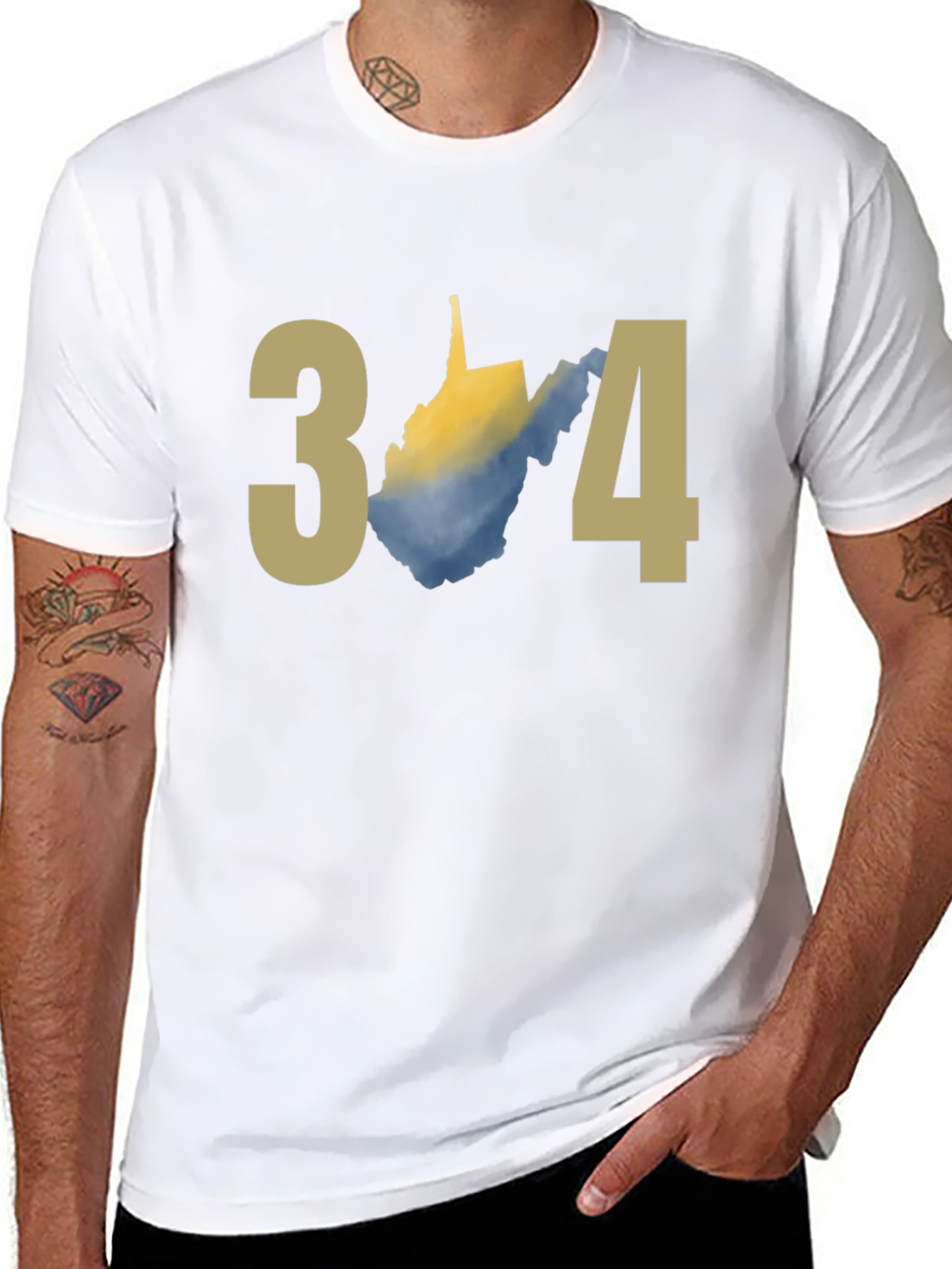 West Virginia Area Code T-Shirt