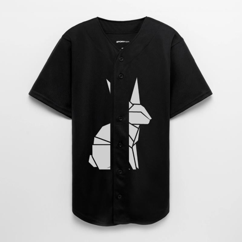 Origami Styled Rabbit Silhouette