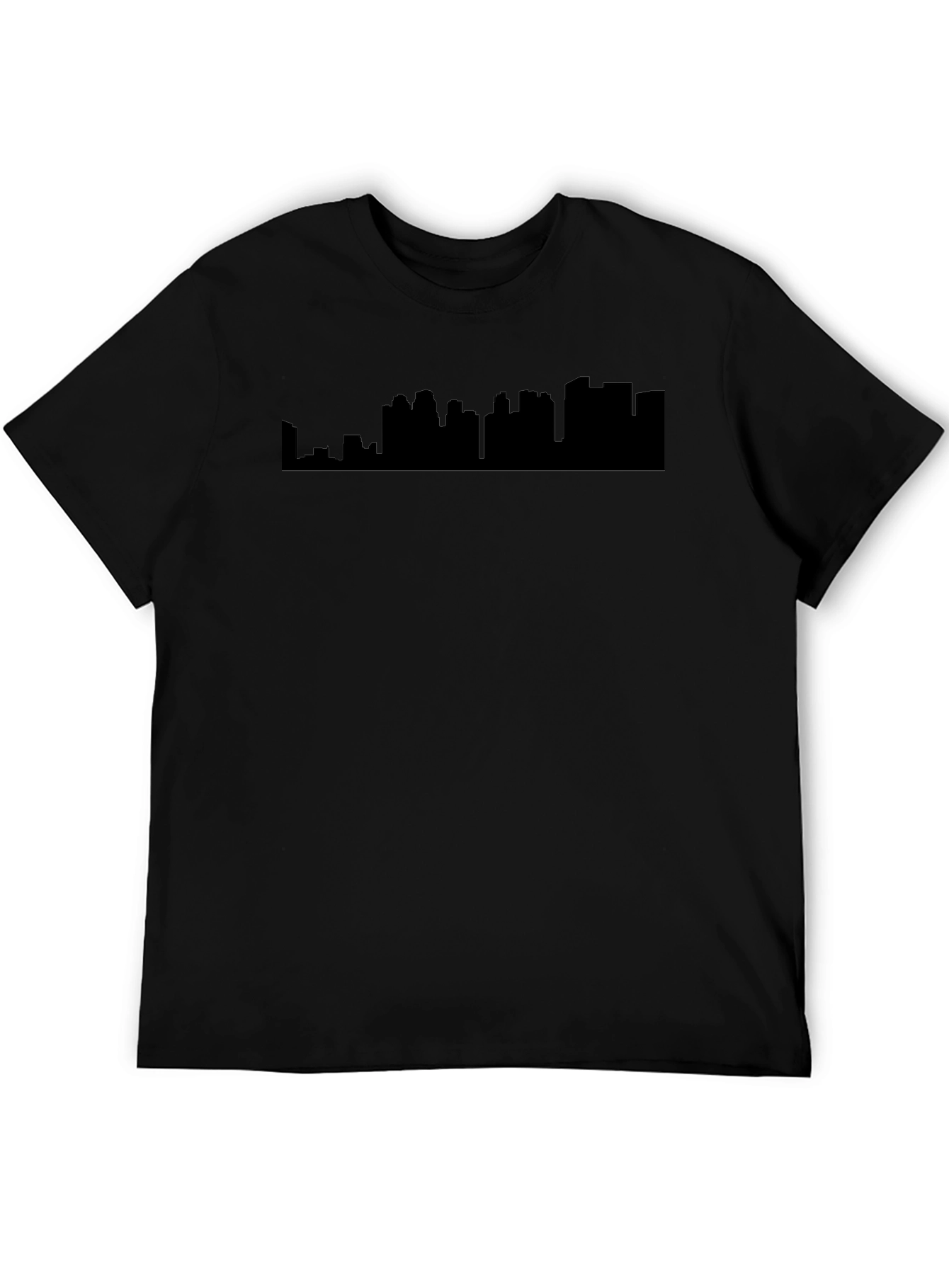 Urban Silhouette Tee - Modern Cityscape Graphic T-Shirt
