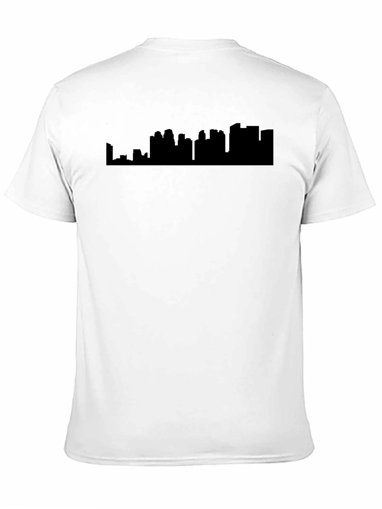 Urban Silhouette Tee - Modern Cityscape Graphic T-Shirt
