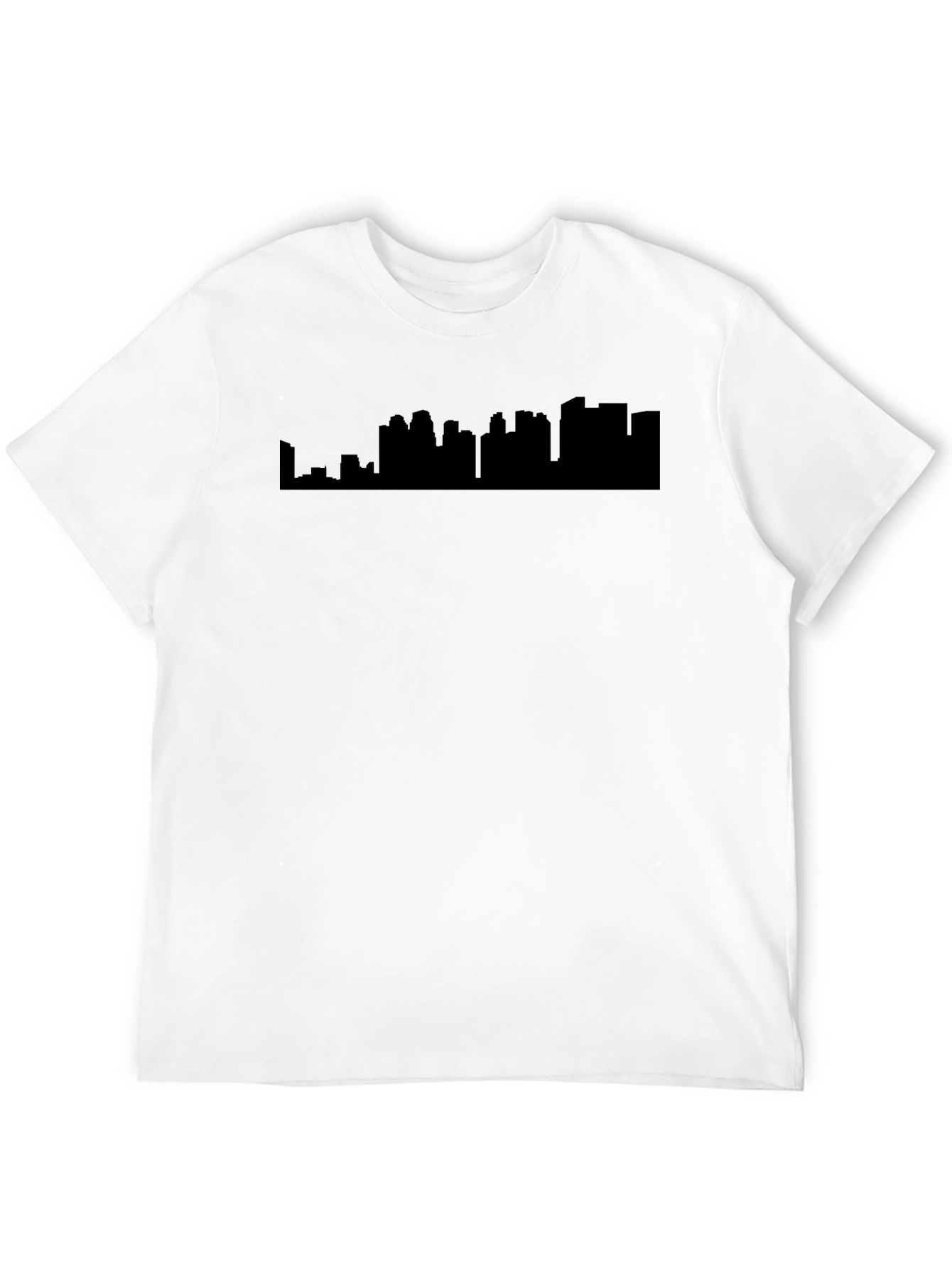 Urban Silhouette Tee - Modern Cityscape Graphic T-Shirt