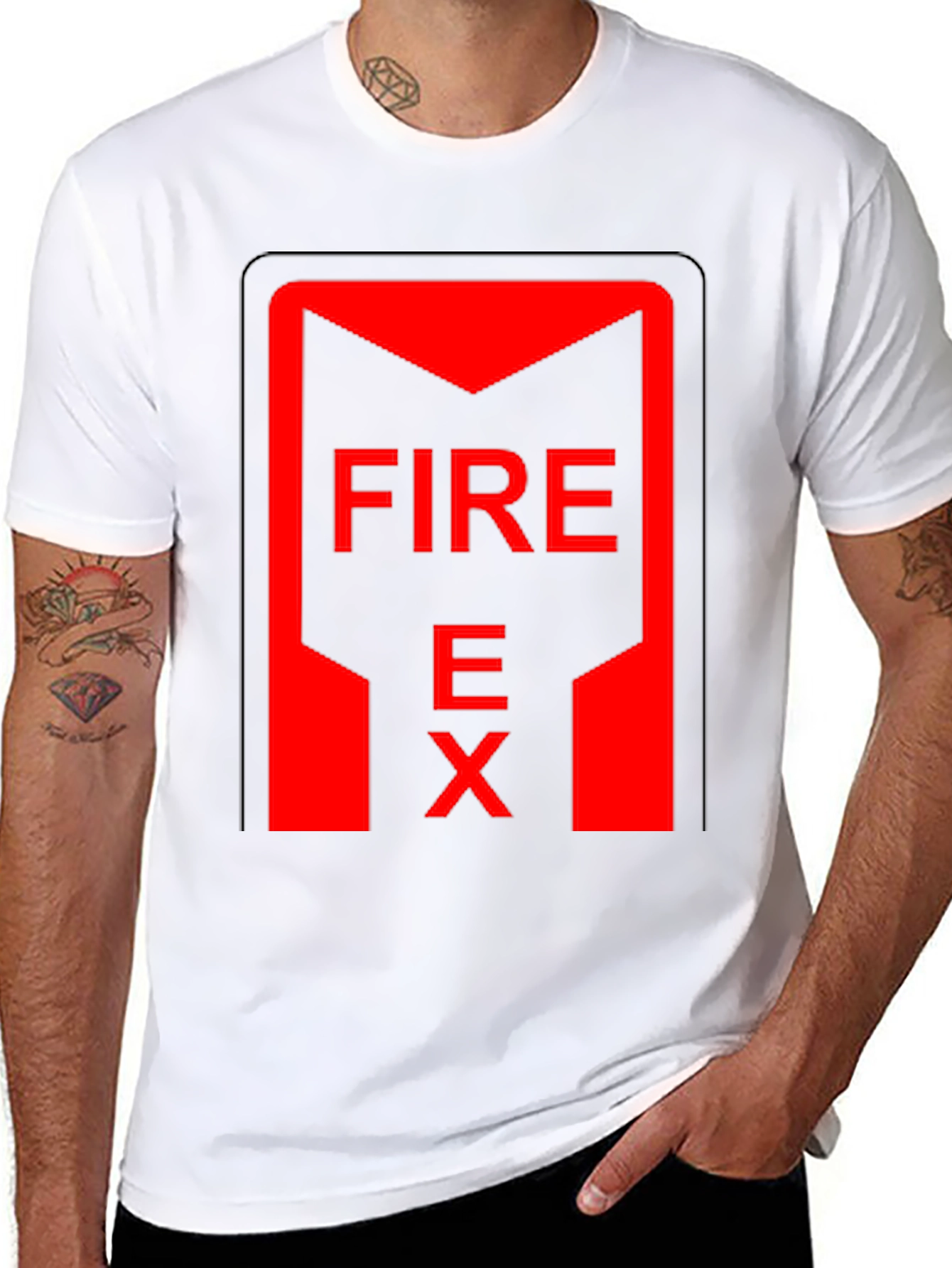 FIRE EX T-Shirt - Bold Graphic Tee