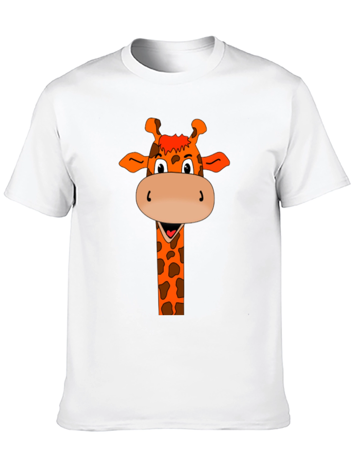 Giraffe Graphic Tee - Mens Black T-Shirt