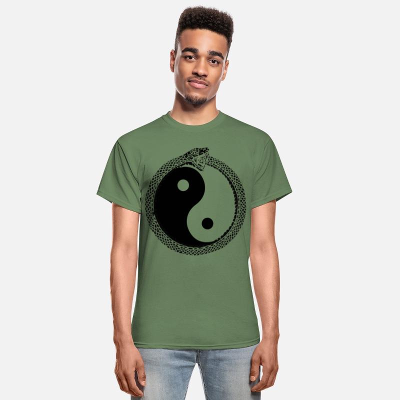 Ouroboros Yin Yang Balance Symbolic Design