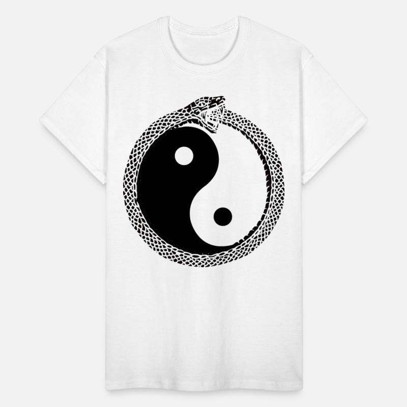 Ouroboros Yin Yang Balance Symbolic Design
