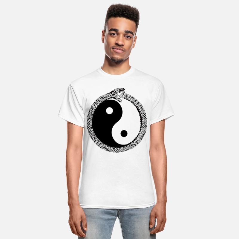 Ouroboros Yin Yang Balance Symbolic Design