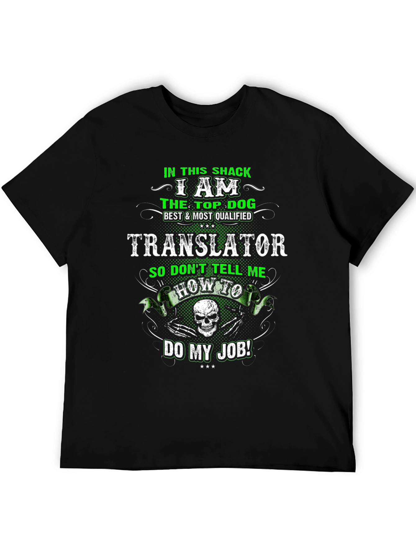 Translator Top Dog Graphic T-Shirt
