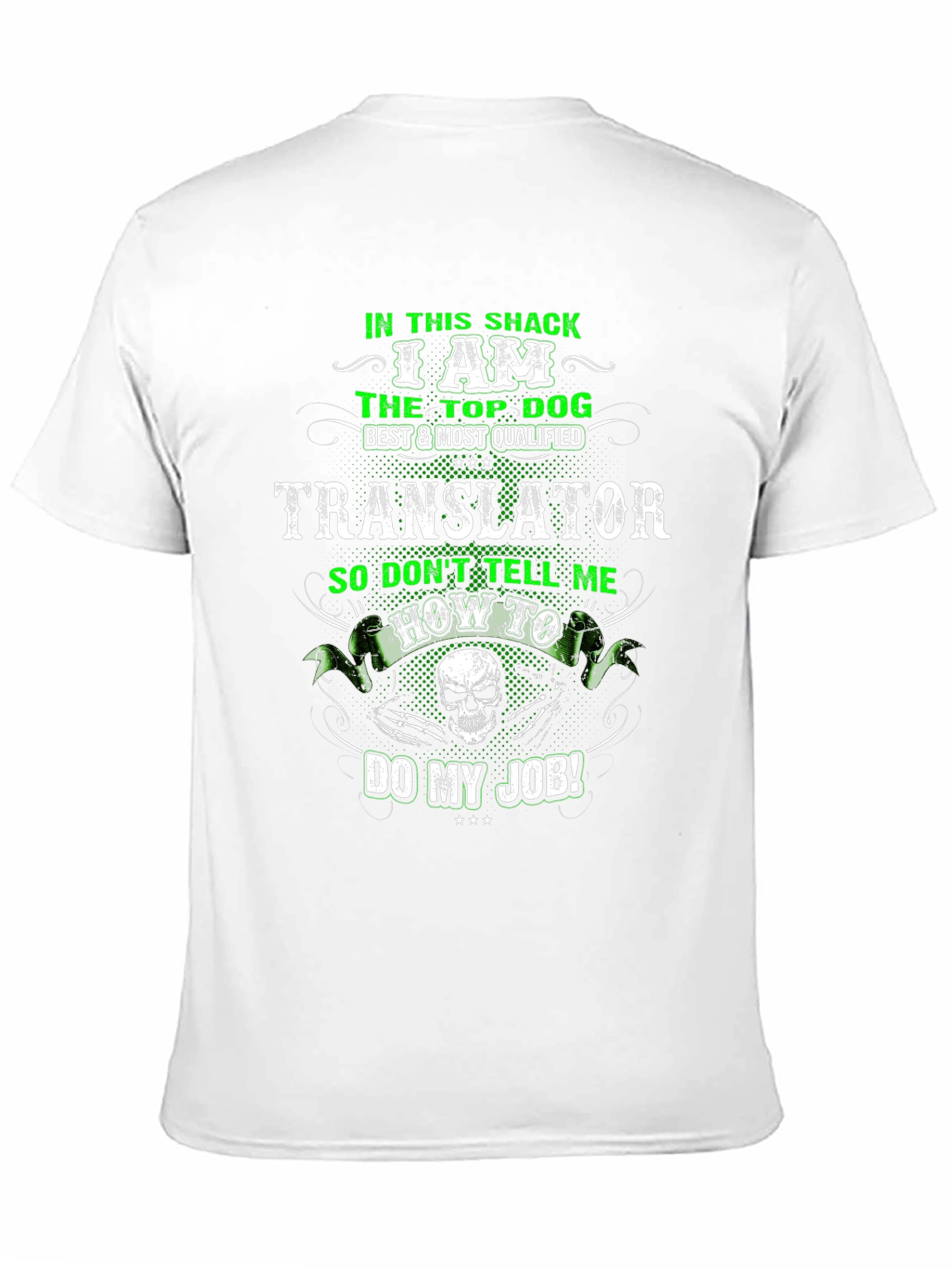 Translator Top Dog Graphic T-Shirt