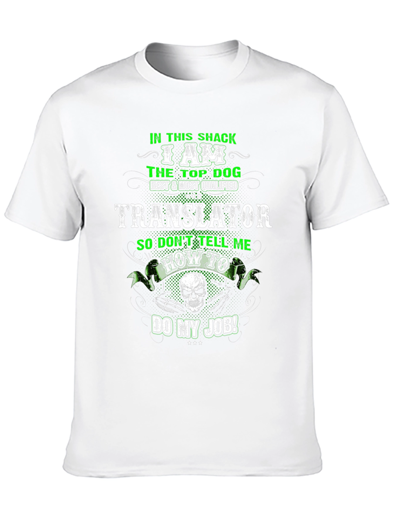 Translator Top Dog Graphic T-Shirt