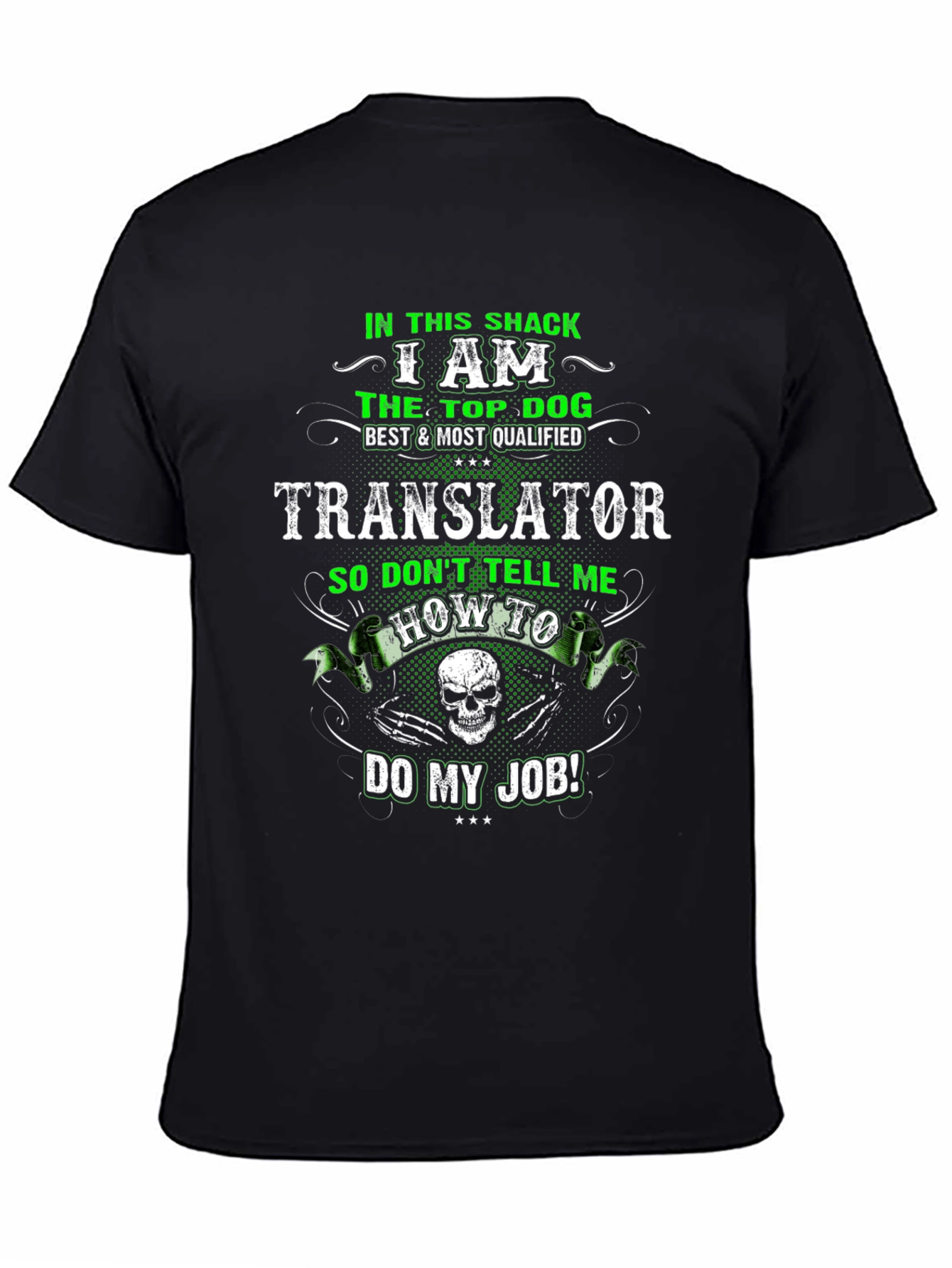 Translator Top Dog Graphic T-Shirt