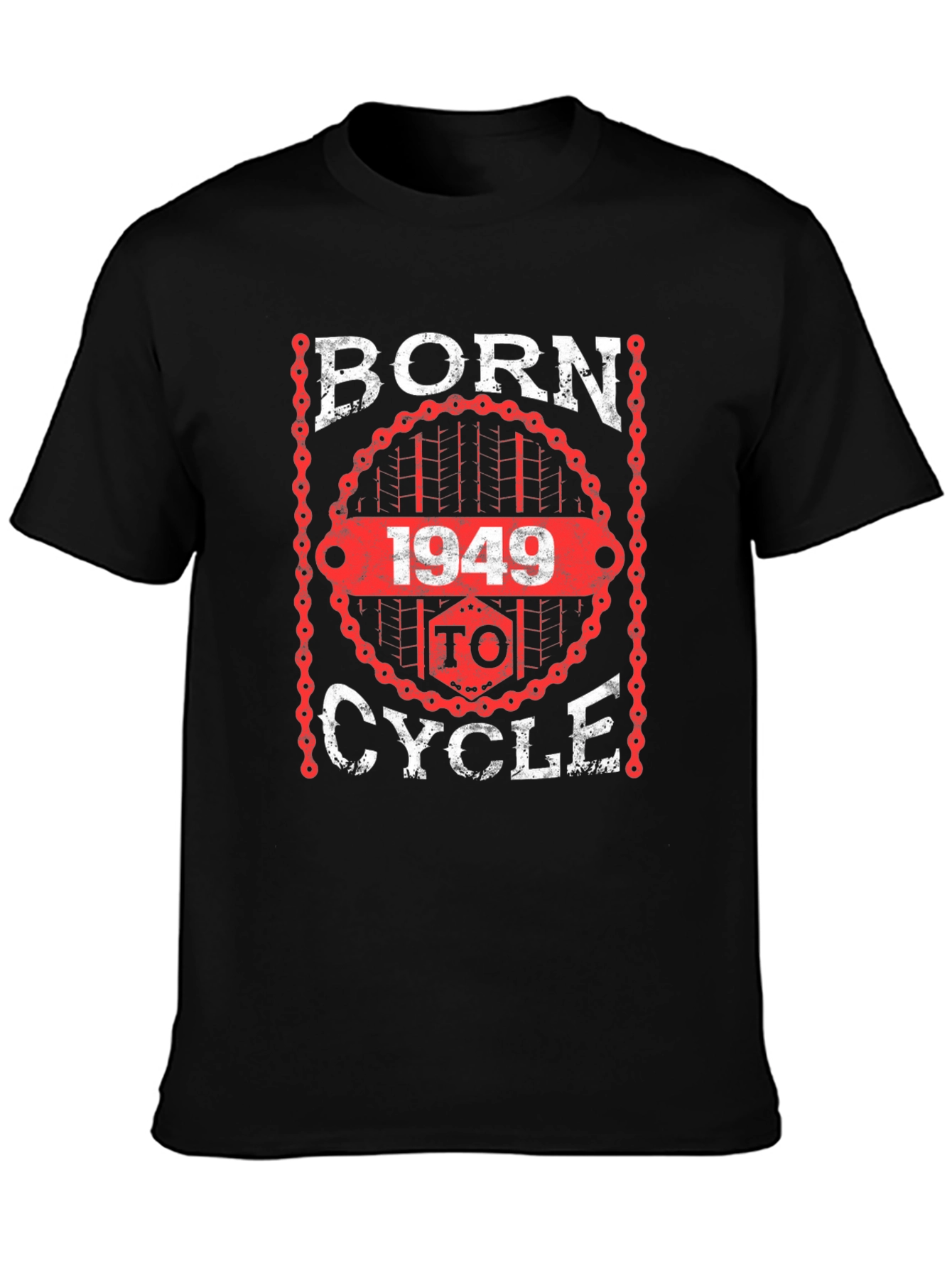 Born 1949 To Cycle Graphic T-Shirt