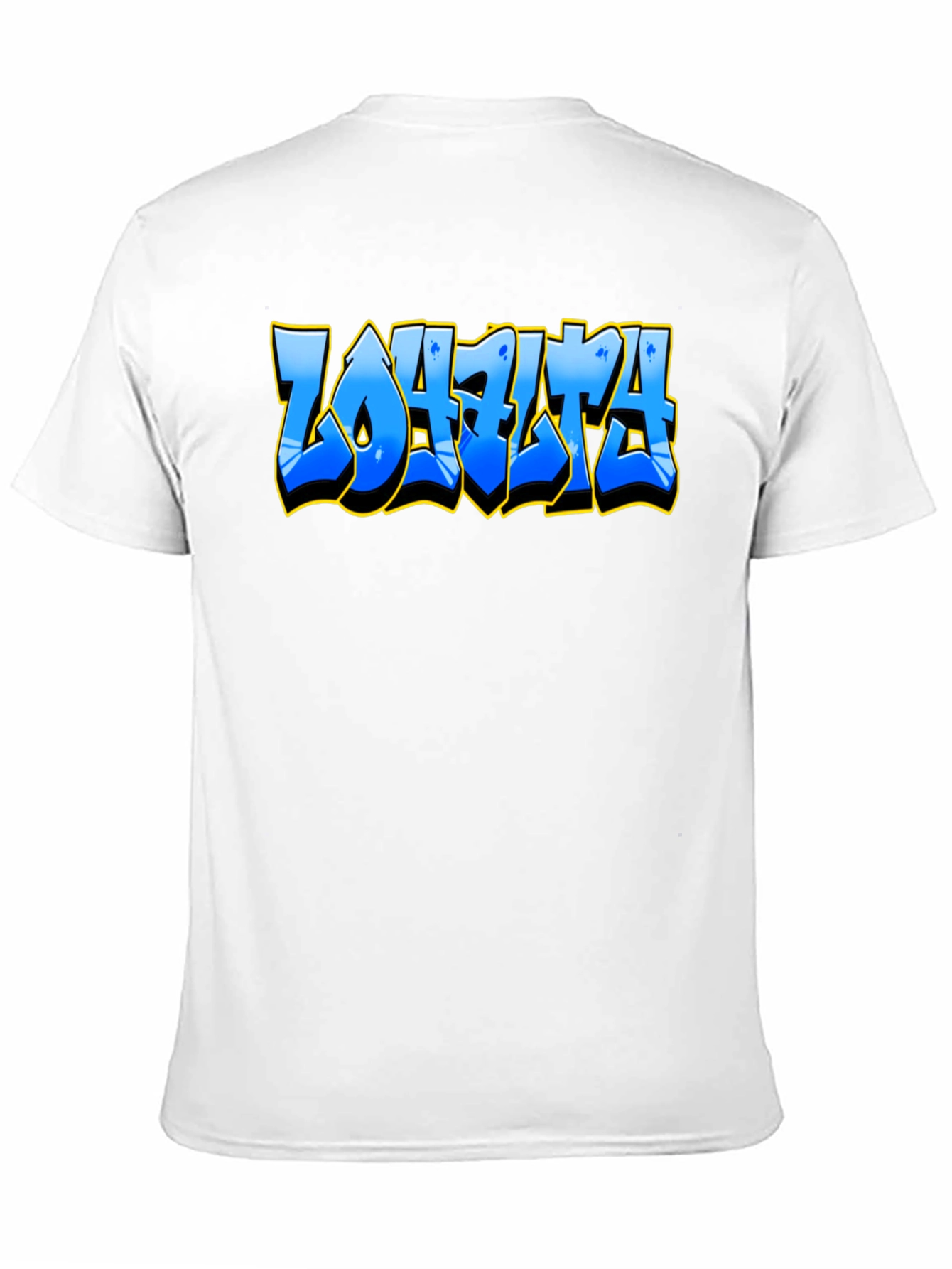 Graffiti Style Text Black T-Shirt