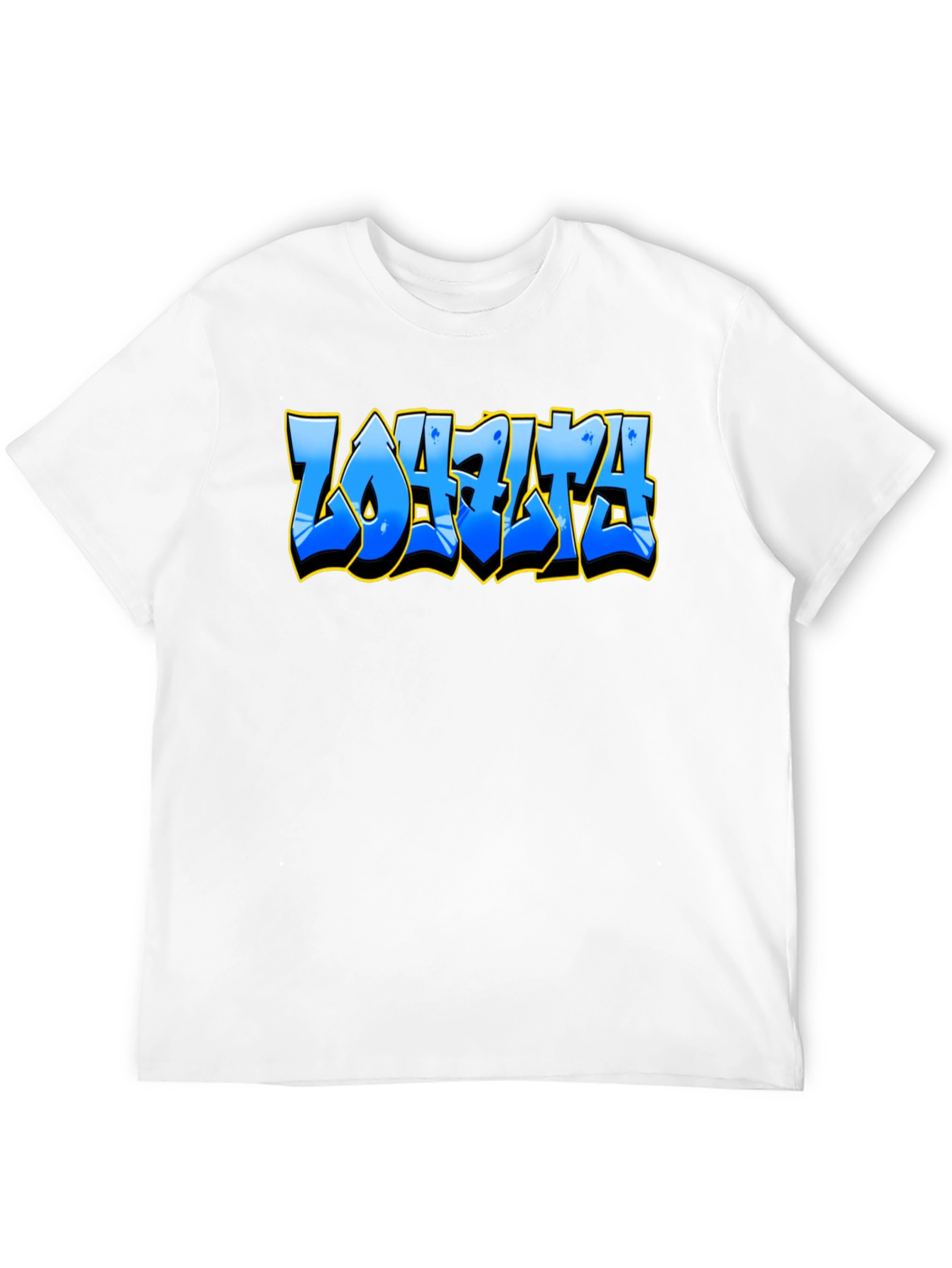 Graffiti Style Text Black T-Shirt