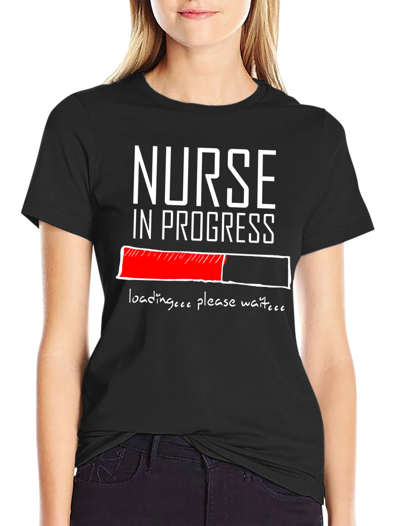 Nurse in Progress Graphic T-Shirt