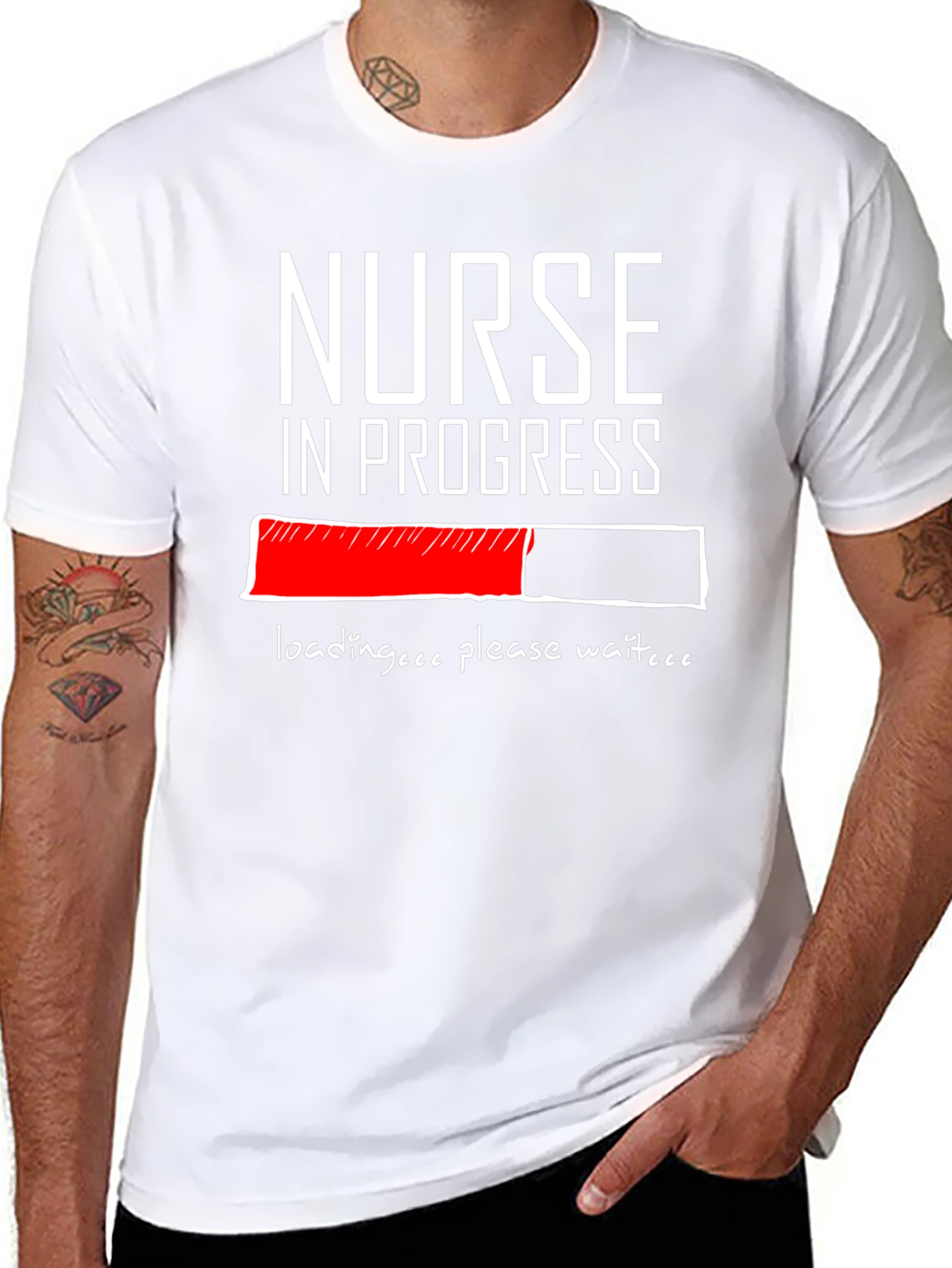 Nurse in Progress Graphic T-Shirt