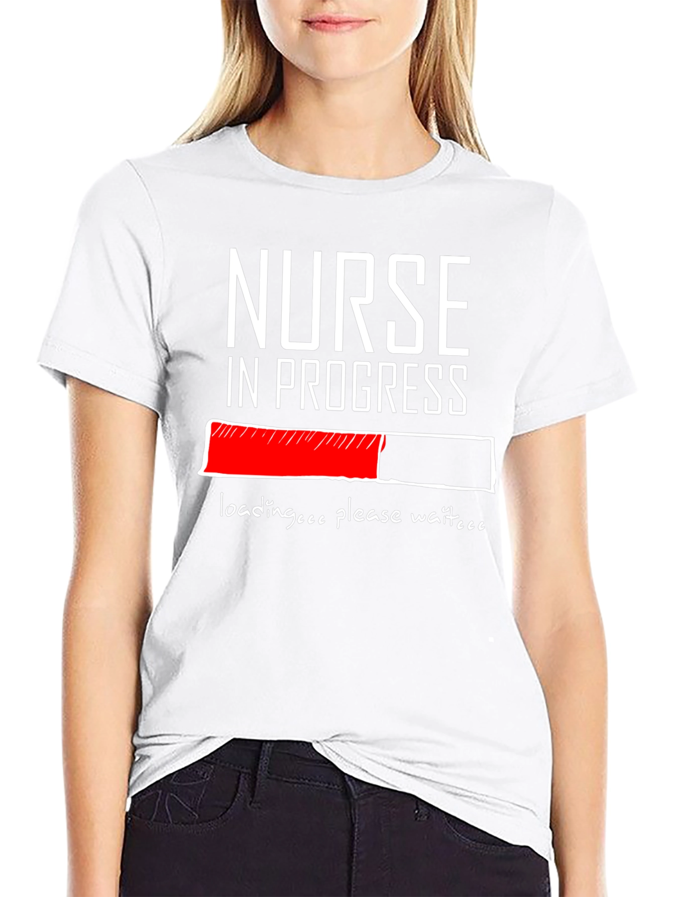 Nurse in Progress Graphic T-Shirt
