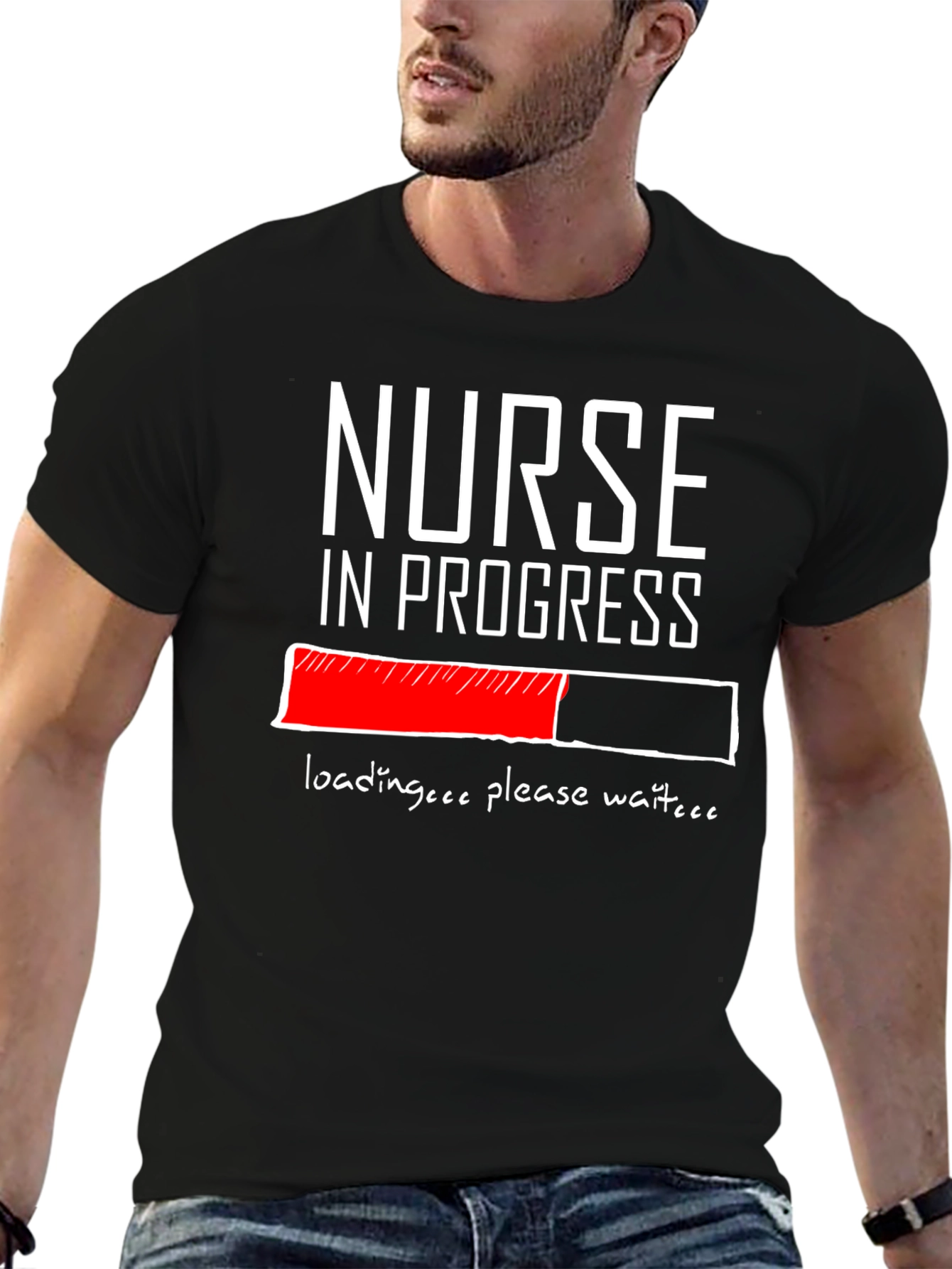 Nurse in Progress Graphic T-Shirt