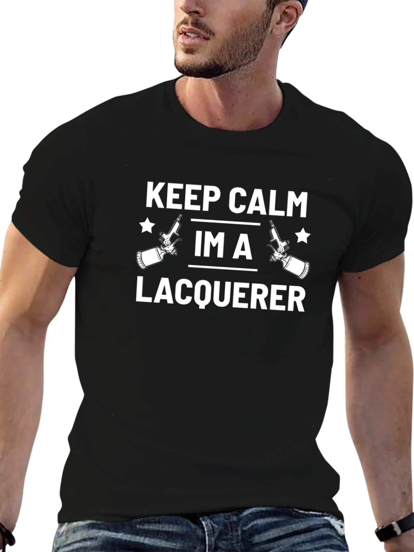 Keep Calm Lacquerer T-Shirt - Funny Job Tee