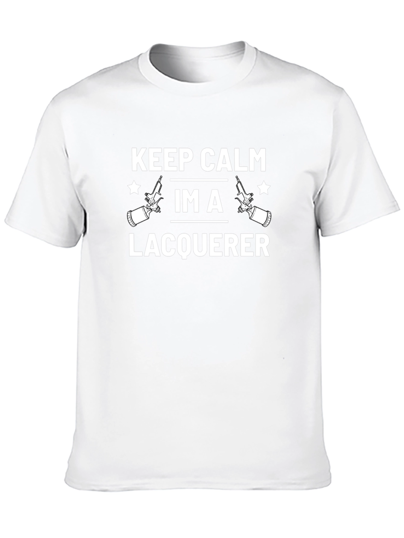Keep Calm Lacquerer T-Shirt - Funny Job Tee