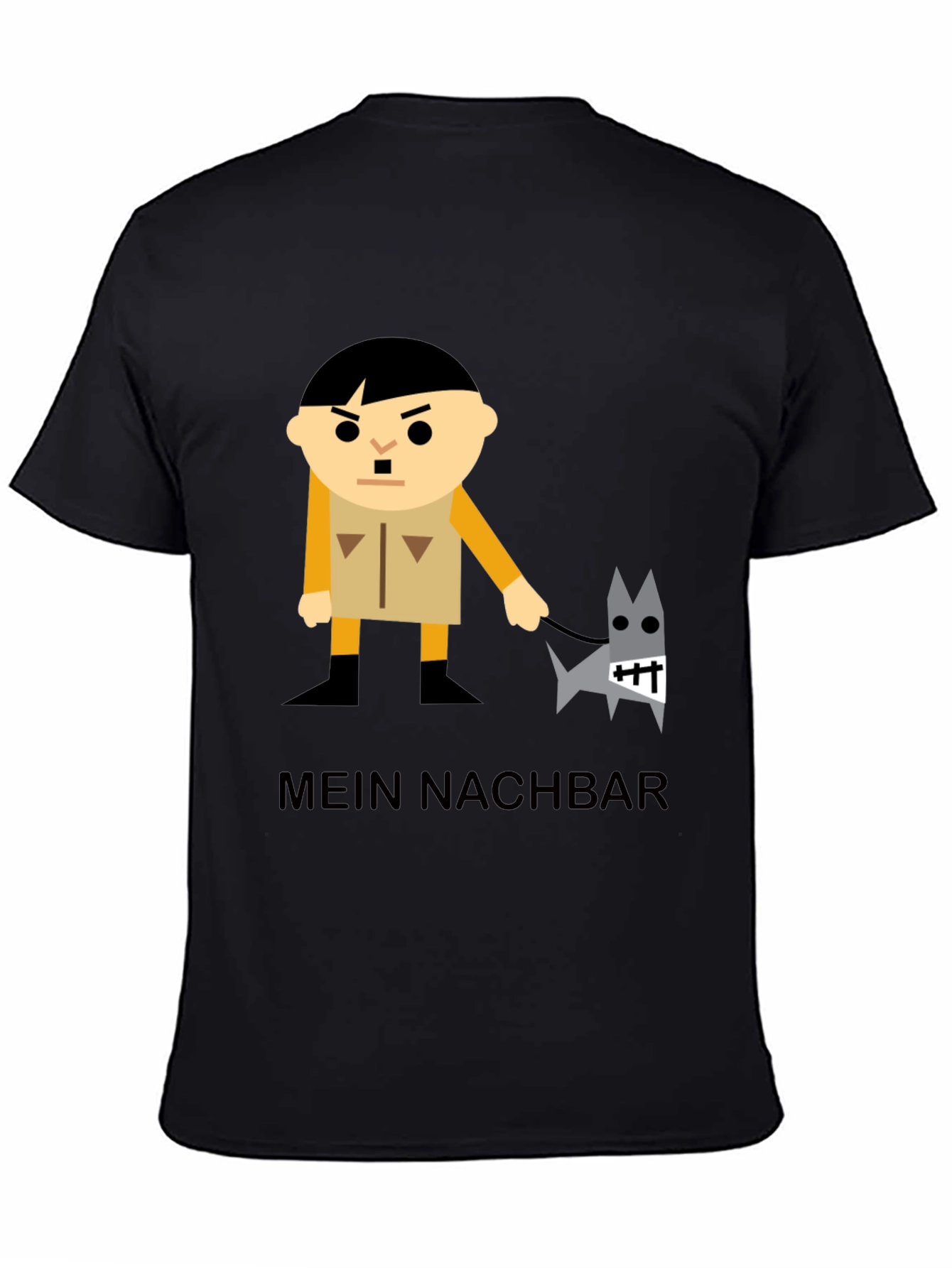 Mein Nachbar Graphic T-Shirt - Black