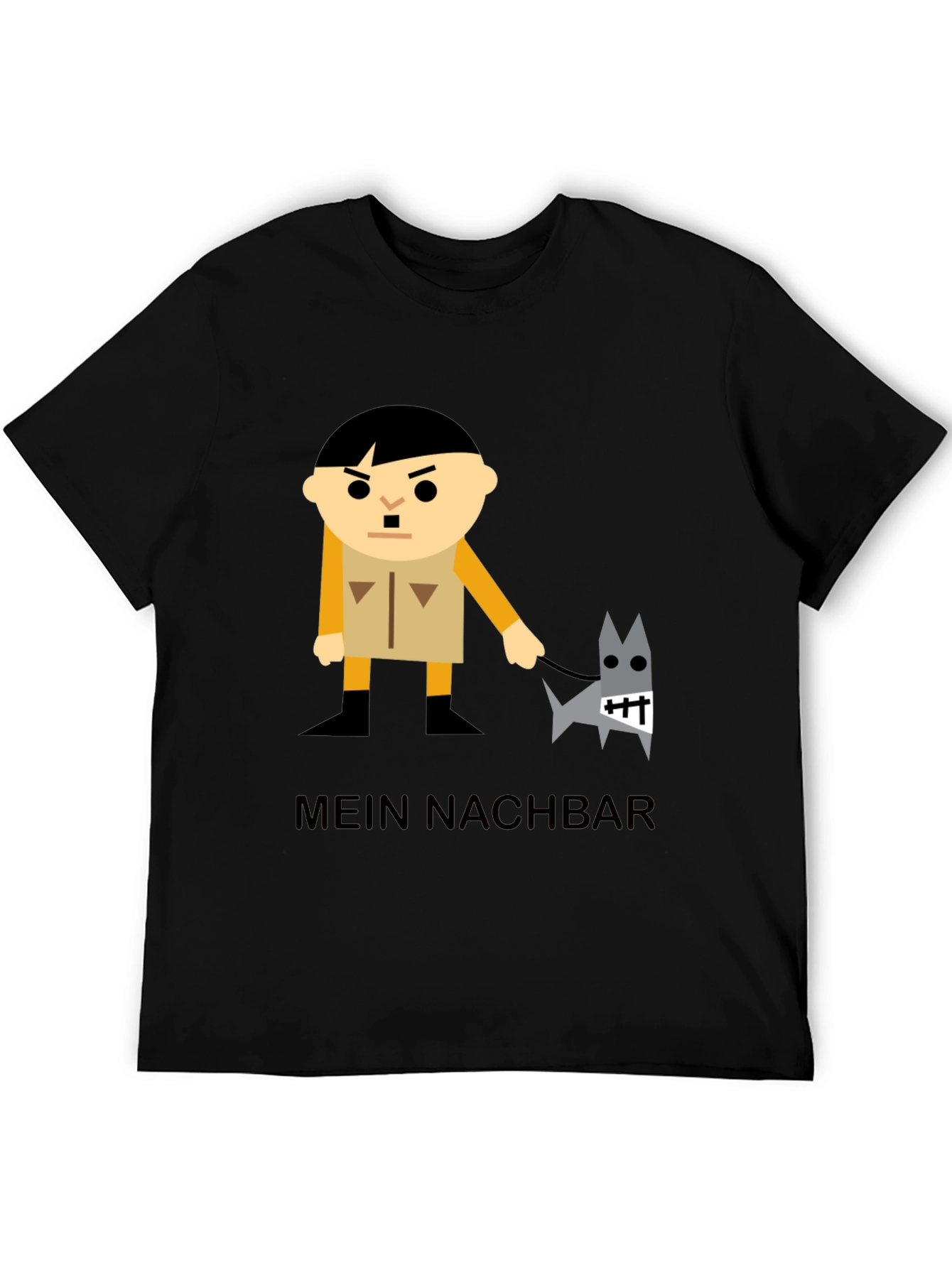 Mein Nachbar Graphic T-Shirt - Black