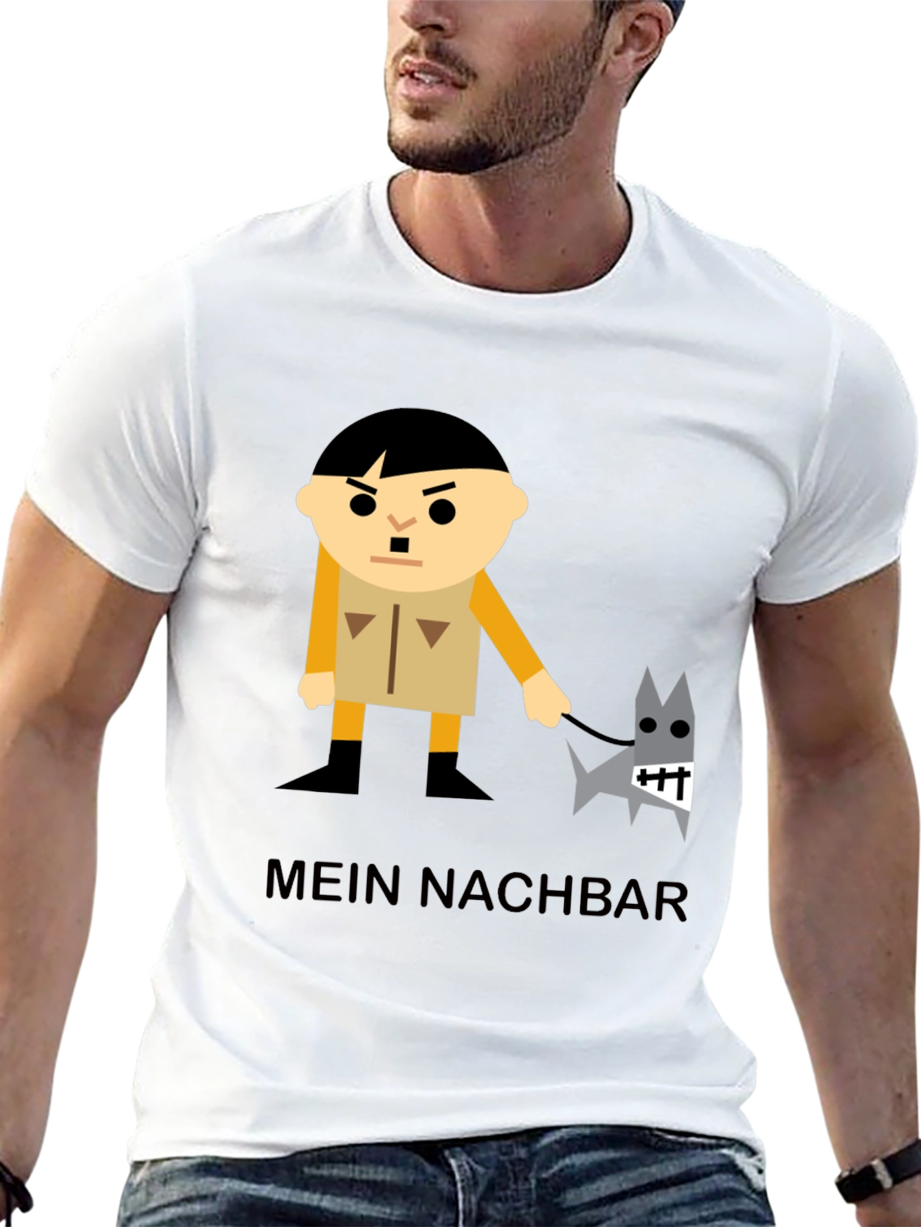 Mein Nachbar Graphic T-Shirt - Black